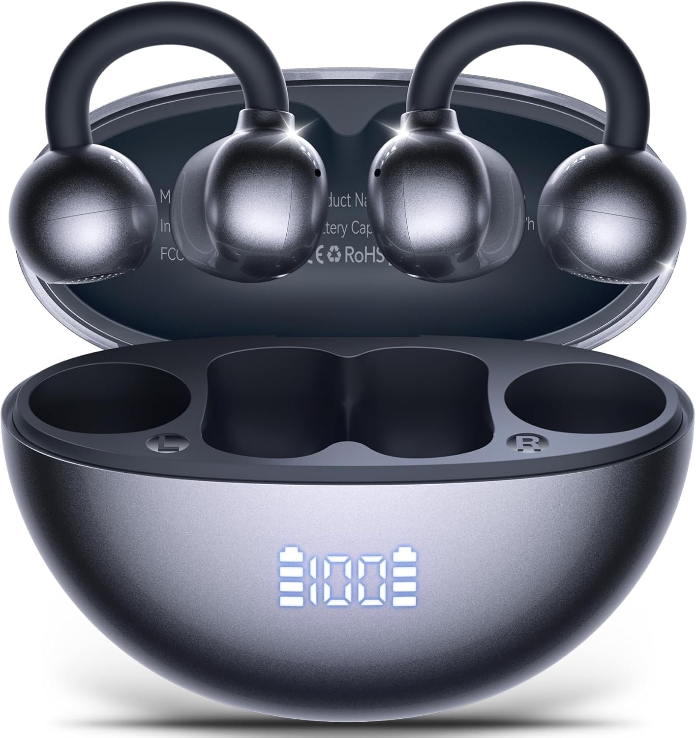 Hybrid Active Noise Cancelling Earbuds Ear Buds Wireless S, Black