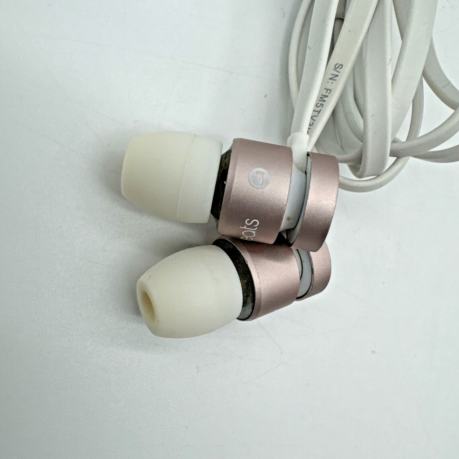 PARTS REPAIR Rose Gold UrBeats 2nd Gen In-Ear Headphones Dr Dre WITH AUDIO ISSUE