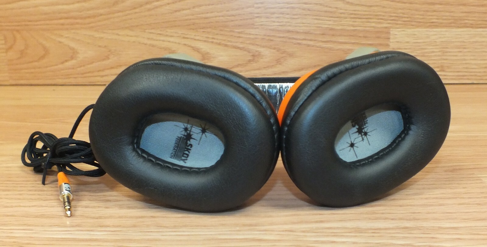 Genuine Skullcandy (SKDY) Federation Orange & Black Agent Headphones **READ**