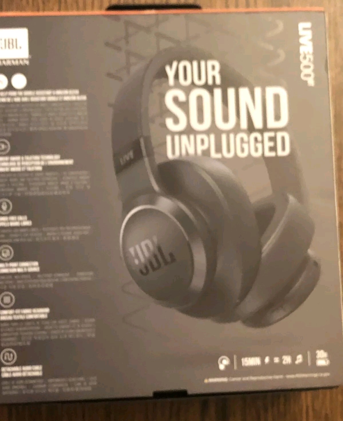 JBL Live 500BT | Black | New