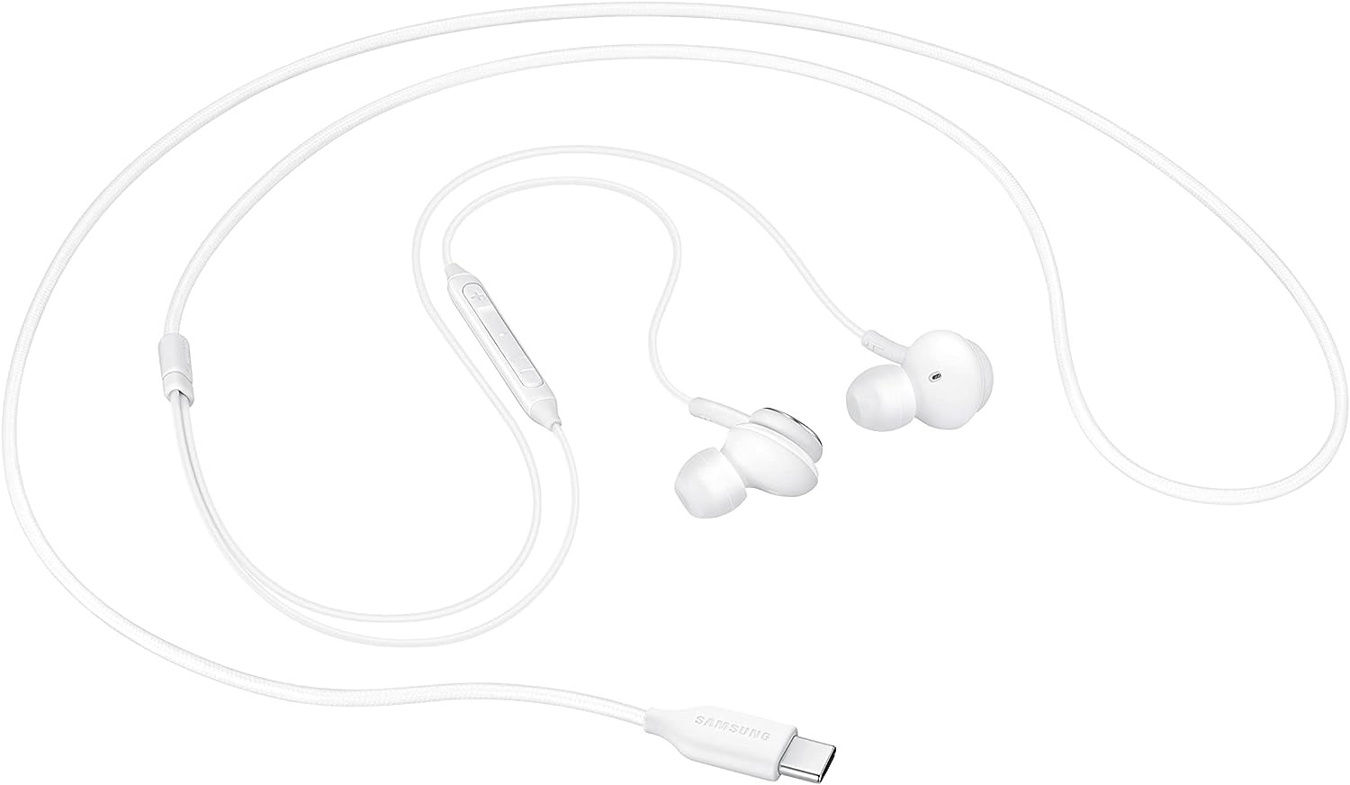 Samsung EO-IC100 In-Ear Headphones with USB Type-C and Low-Tangle Fabric Cable –