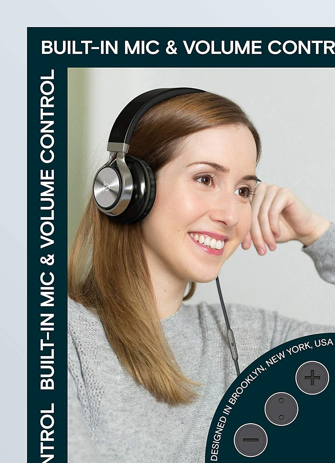 Artix CL750 Foldable Noise Isolating Headphones for Computer, Laptop & Cellphone