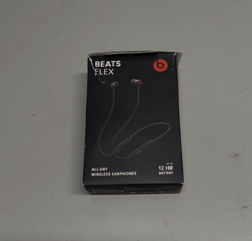 Beats by Dr. Dre Flex Wireless Neckband Earphones Black Up to 12 HR Battery