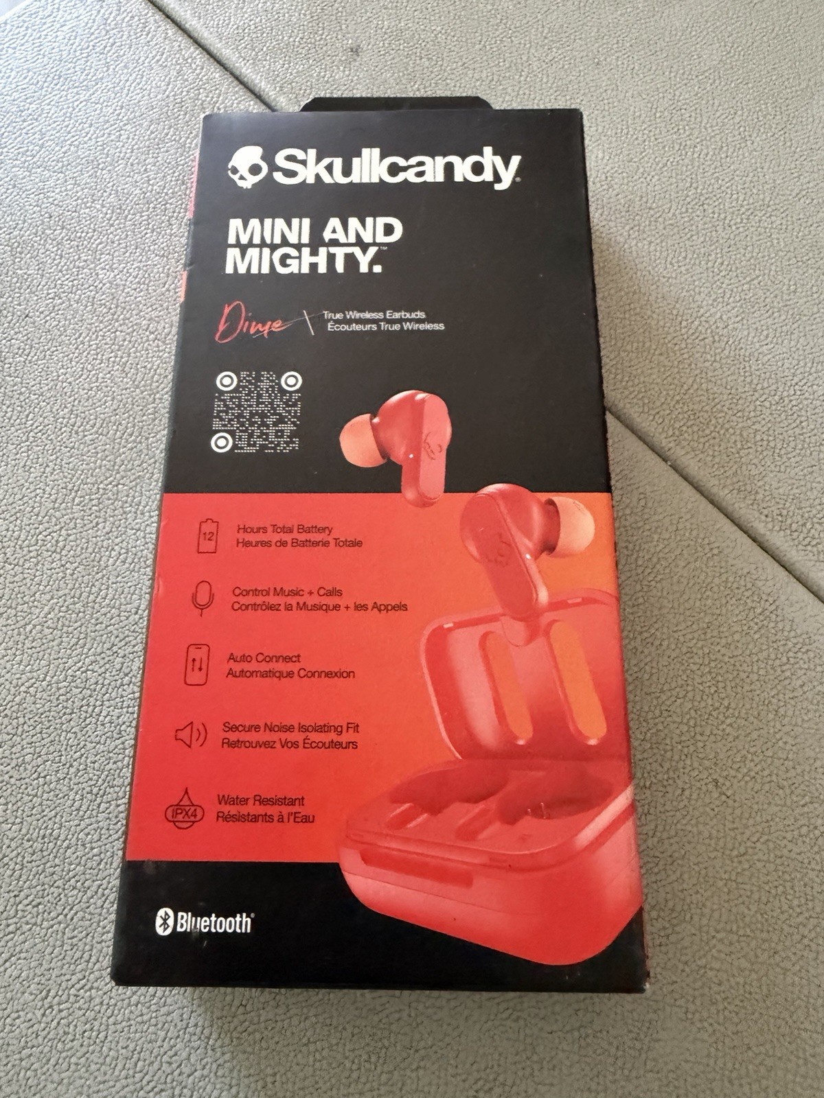 Brand New Skullcandy Dime True Wireless In-Ear Earbud – Red (S2DMW-P752)