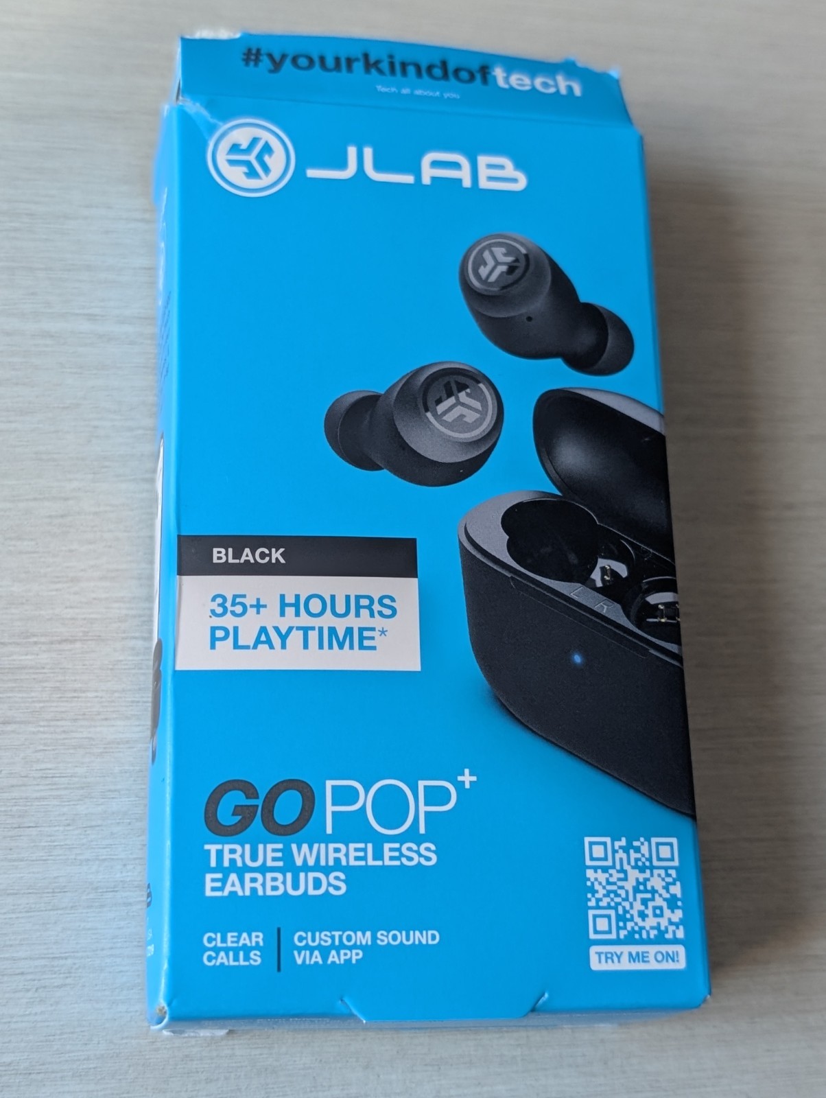 JLab Go Pop True Wireless Earbuds Black – Open Box