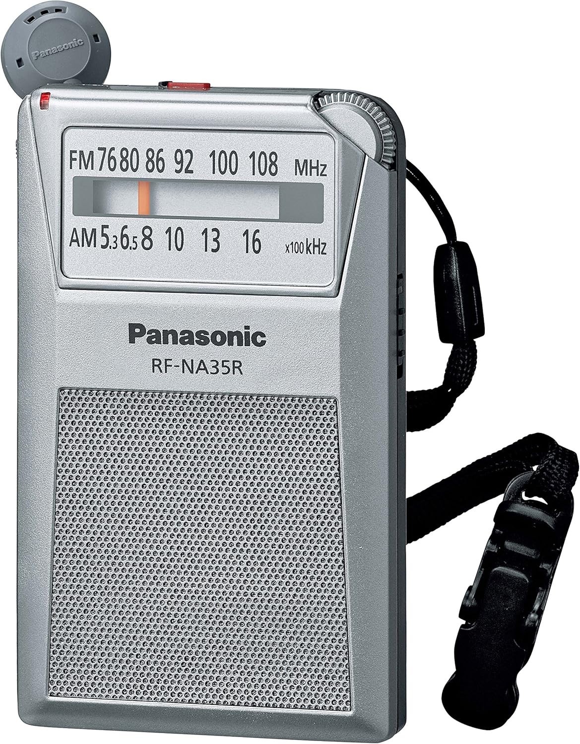 Panasonic RF-NA35R-S FM / AM 2-band receiver Retractable earphones Silver NEW