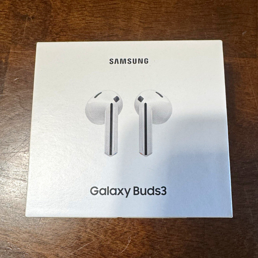 Samsung Galaxy Buds3 Wireless Bluetooth In-Ear Earbuds w/ Built-In Mic, White