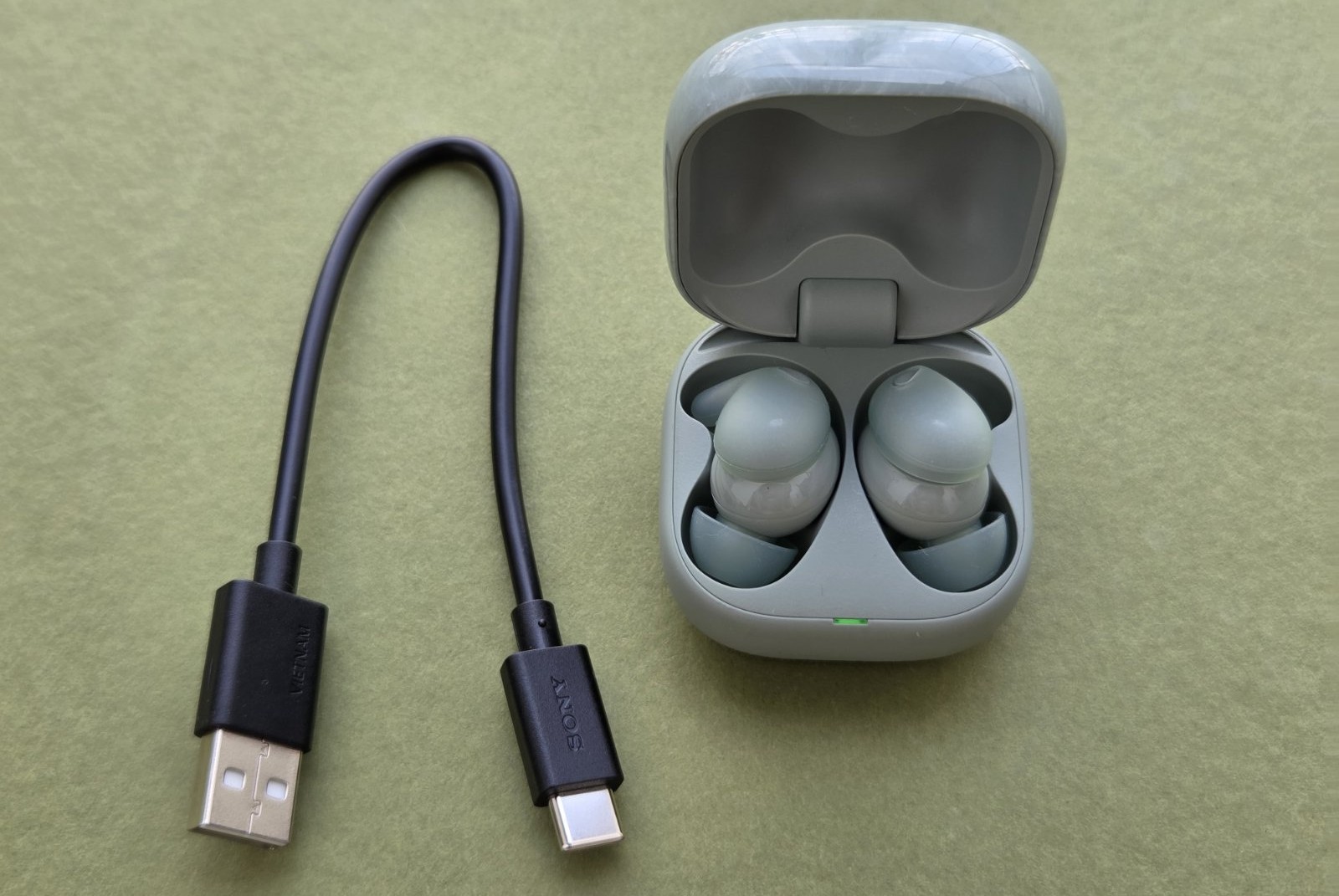 SONY LinkBuds Fit WF-LS910N Wireless Noise Canceling Earbuds – GREEN #VG