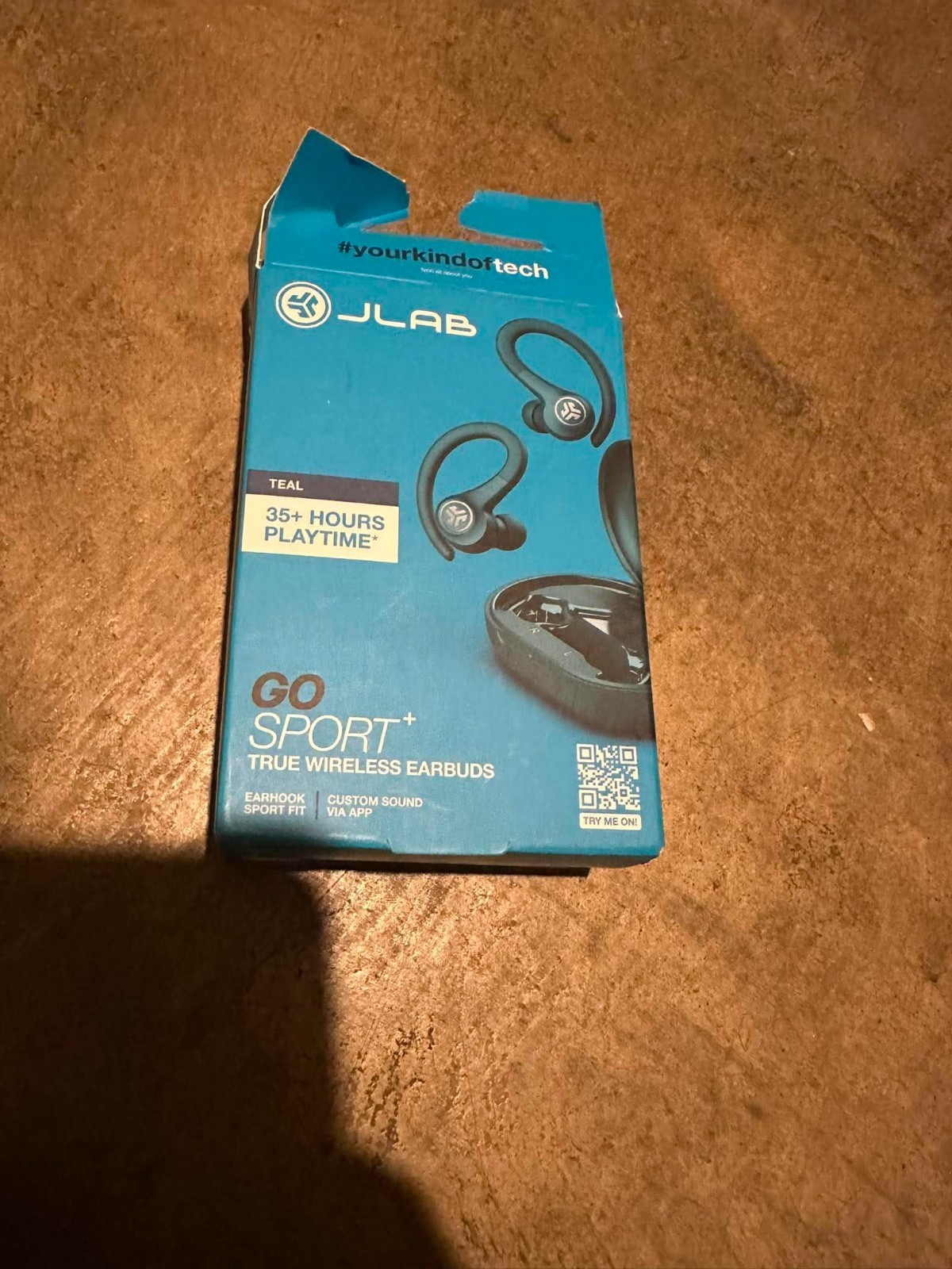 JLab GO Air Sport+ True Wireless Earbuds Teal, 35+ Hour Bluetooth Playtime