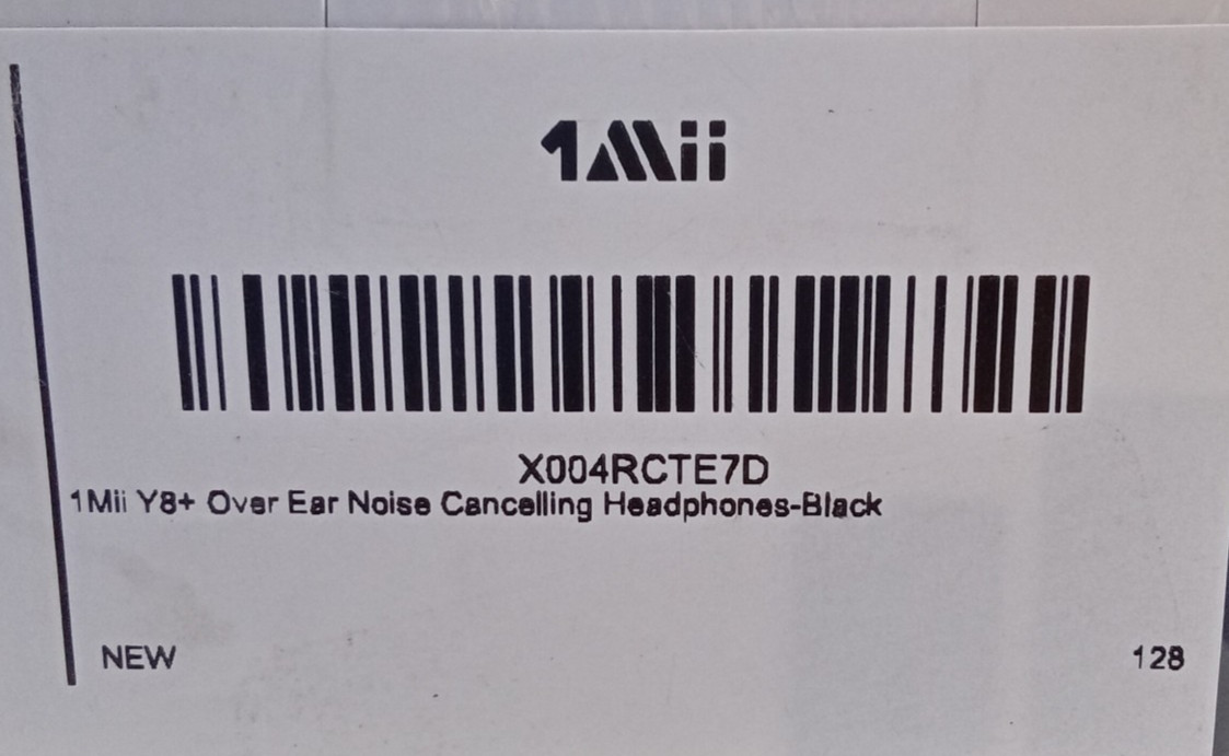 1Mii Y8+ Noise Cancelling Headphones Bluetooth Wireless Hi-Res Audio NEW SEALED