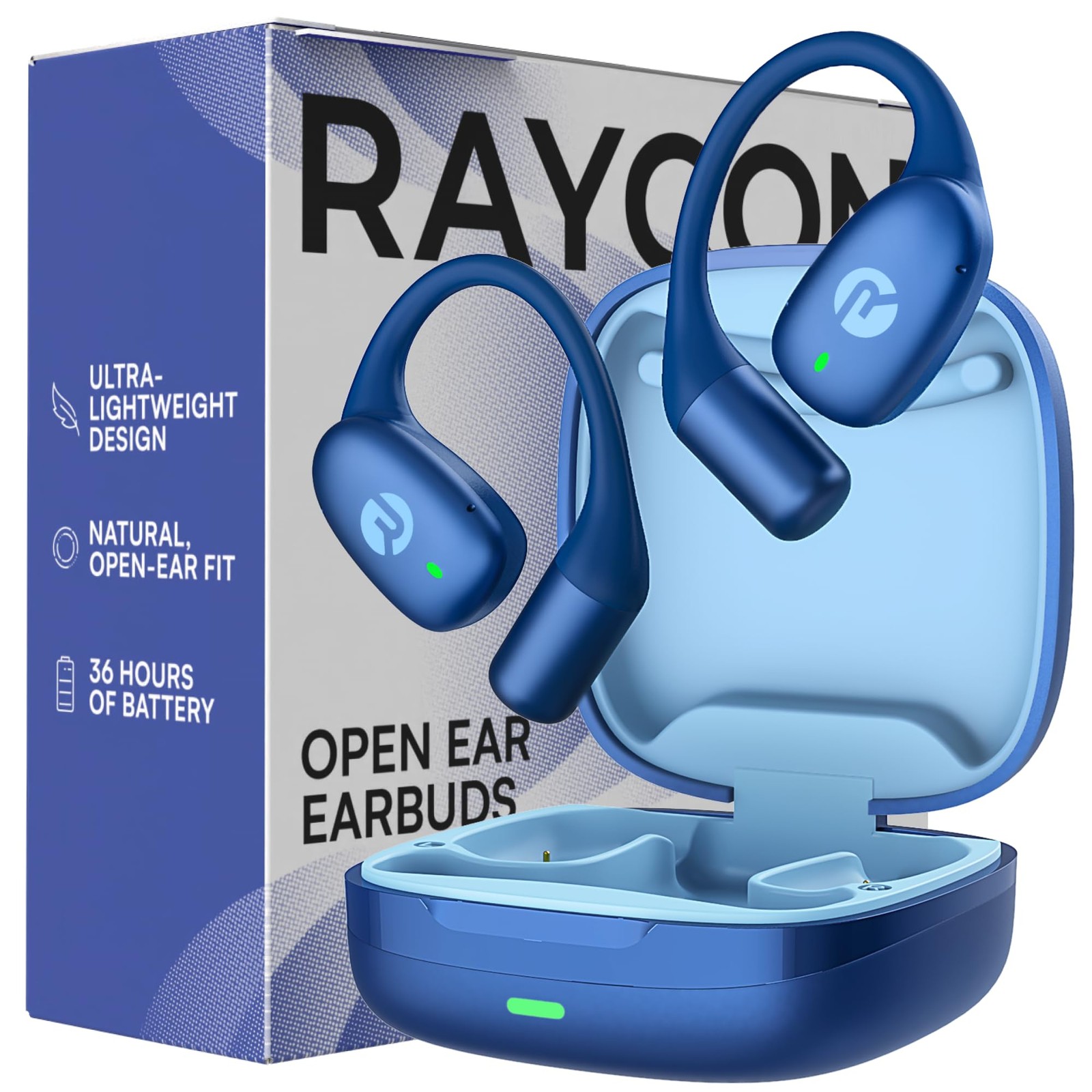 Essential Open Ear Earbuds – Open Ear Headphones, Earbuds Wireless Bluetooth,…