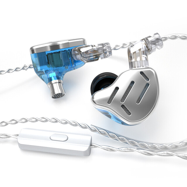 KZ ZAX In Ear Earphones 1DD+7BA HIFI Bass Monitor Headset Hybrid technology Nois