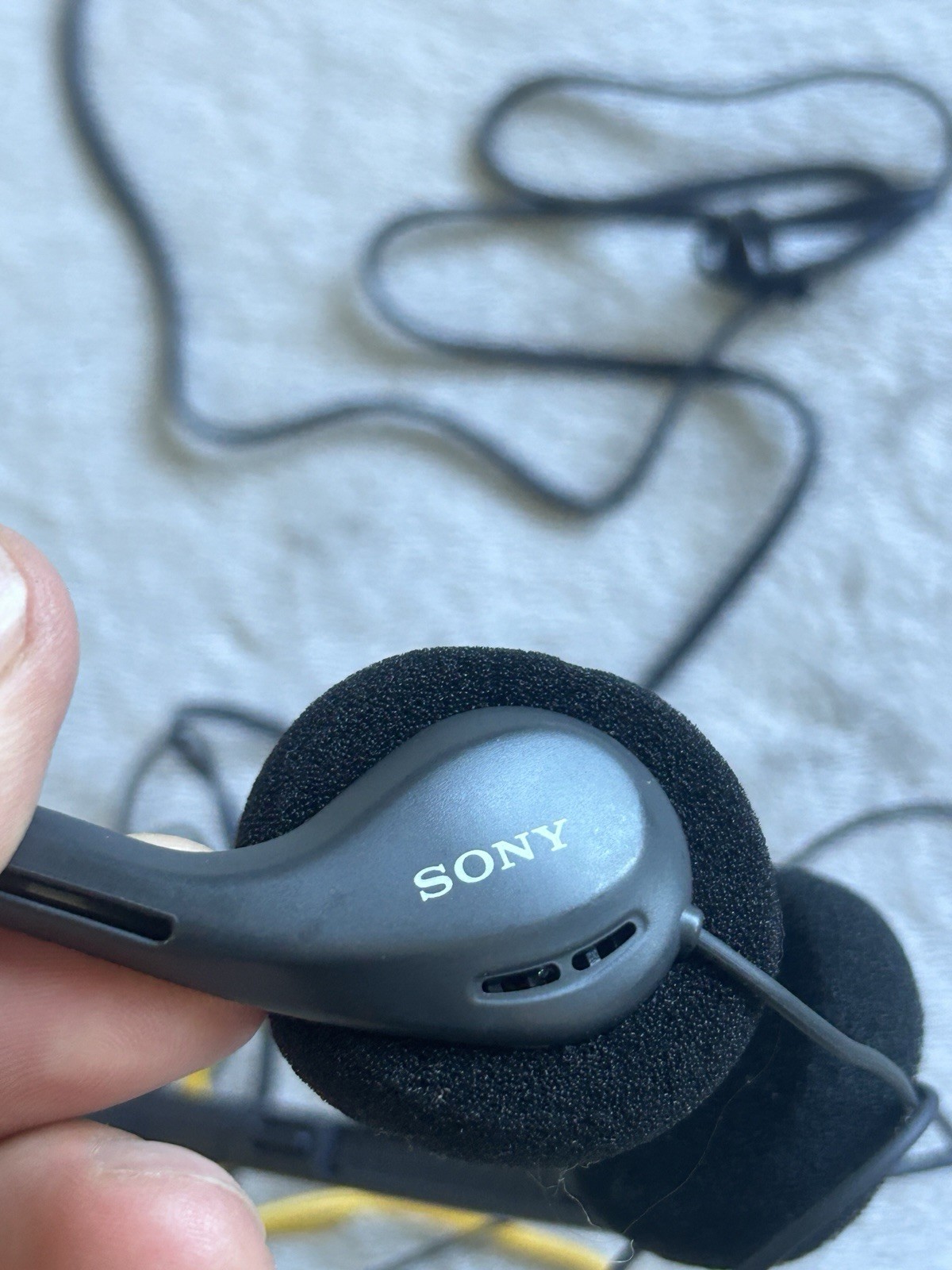 Sony MDR-W014 + MDR-007 Wired Headphones Bundle Lot — Tested Working Vintage