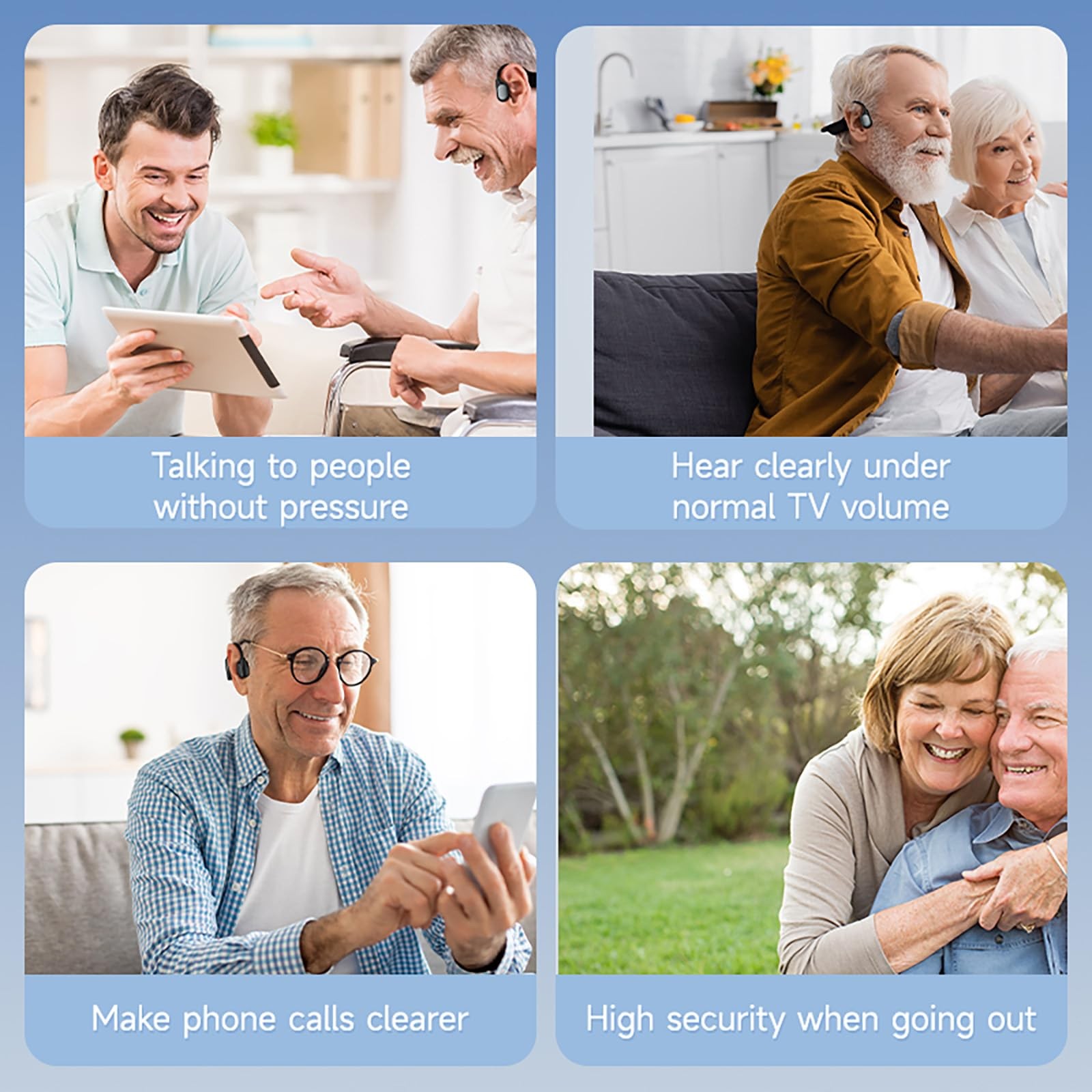 Bone Conduction Smart Listening Headsets for Daily Communication