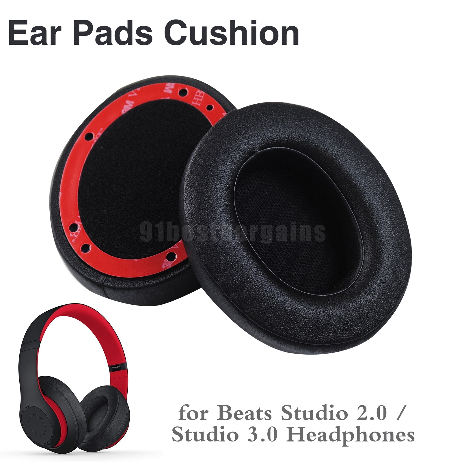 2x Ear Pad Cushion Replacement For Beats Dre Studio 2 3 Wireless / Wired 2.0 3.0