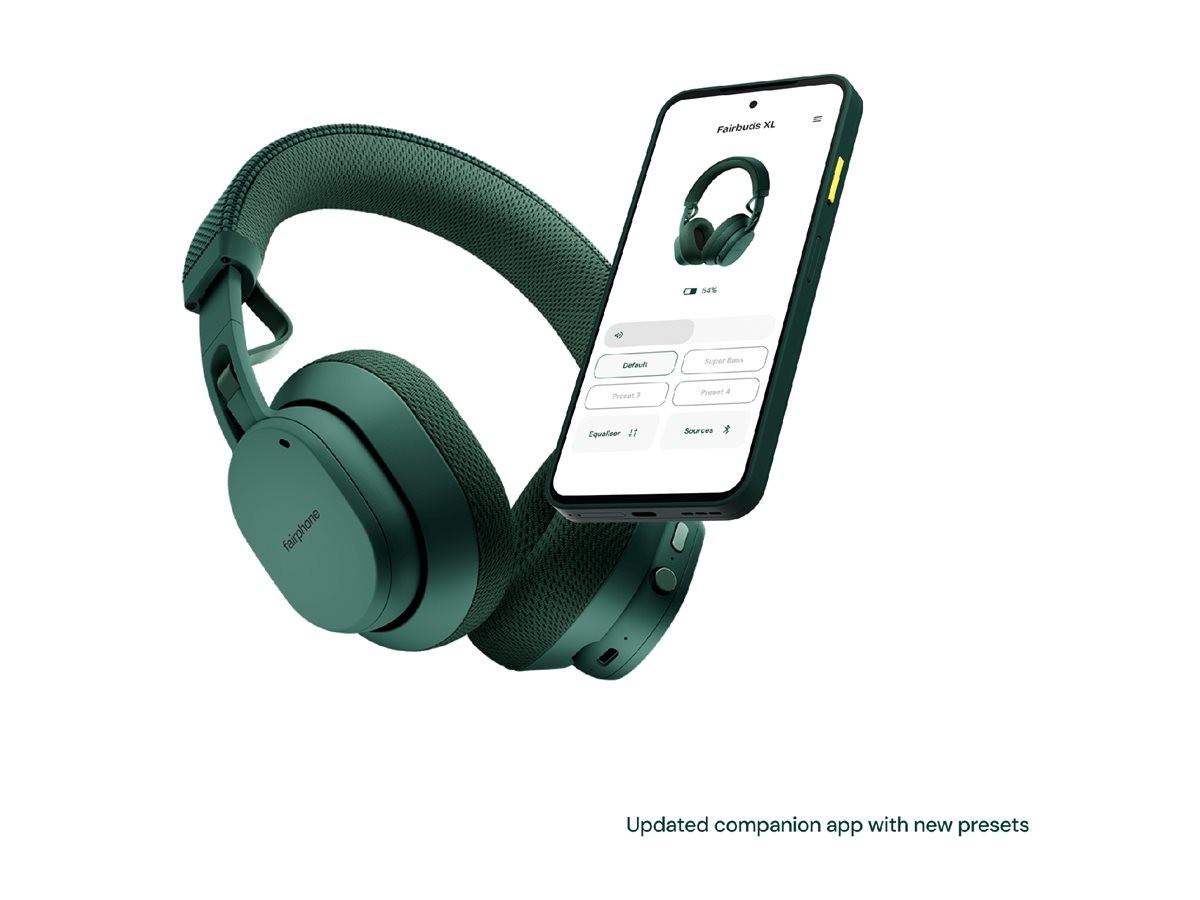 Fairphone Fairbuds XL Forest Green Headphones 5.1 20KHz AUHEAD-2GR-EU2