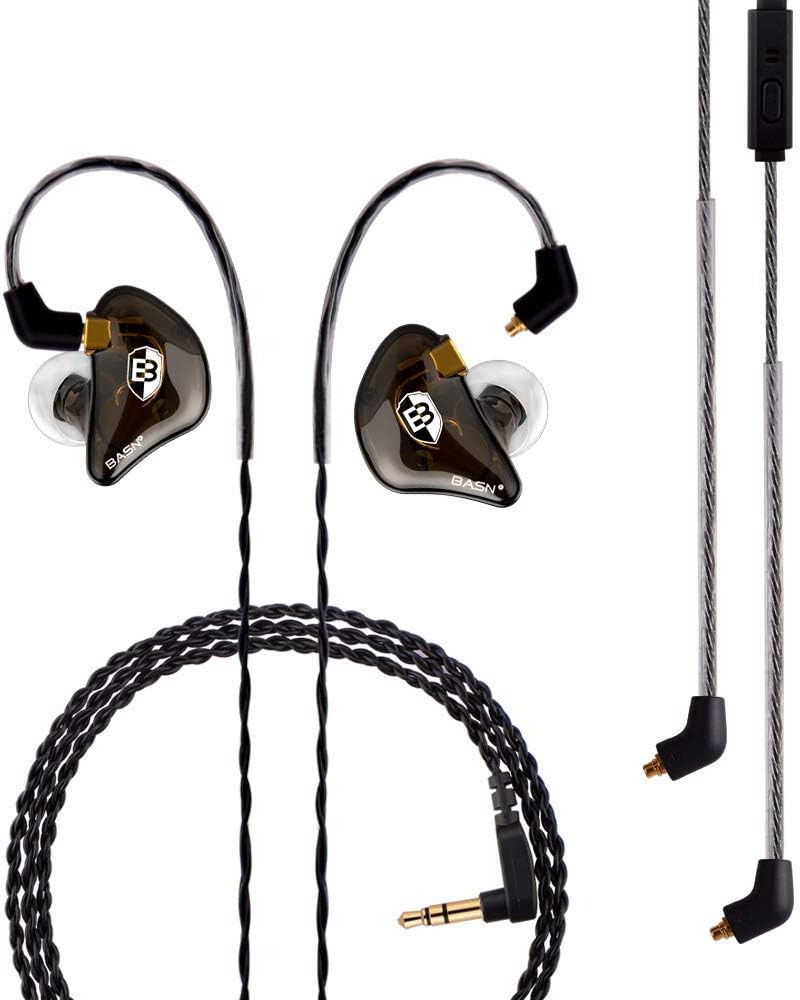 Professional in Ear Monitor Headphones for Singers Drummers Musicians with MMCX