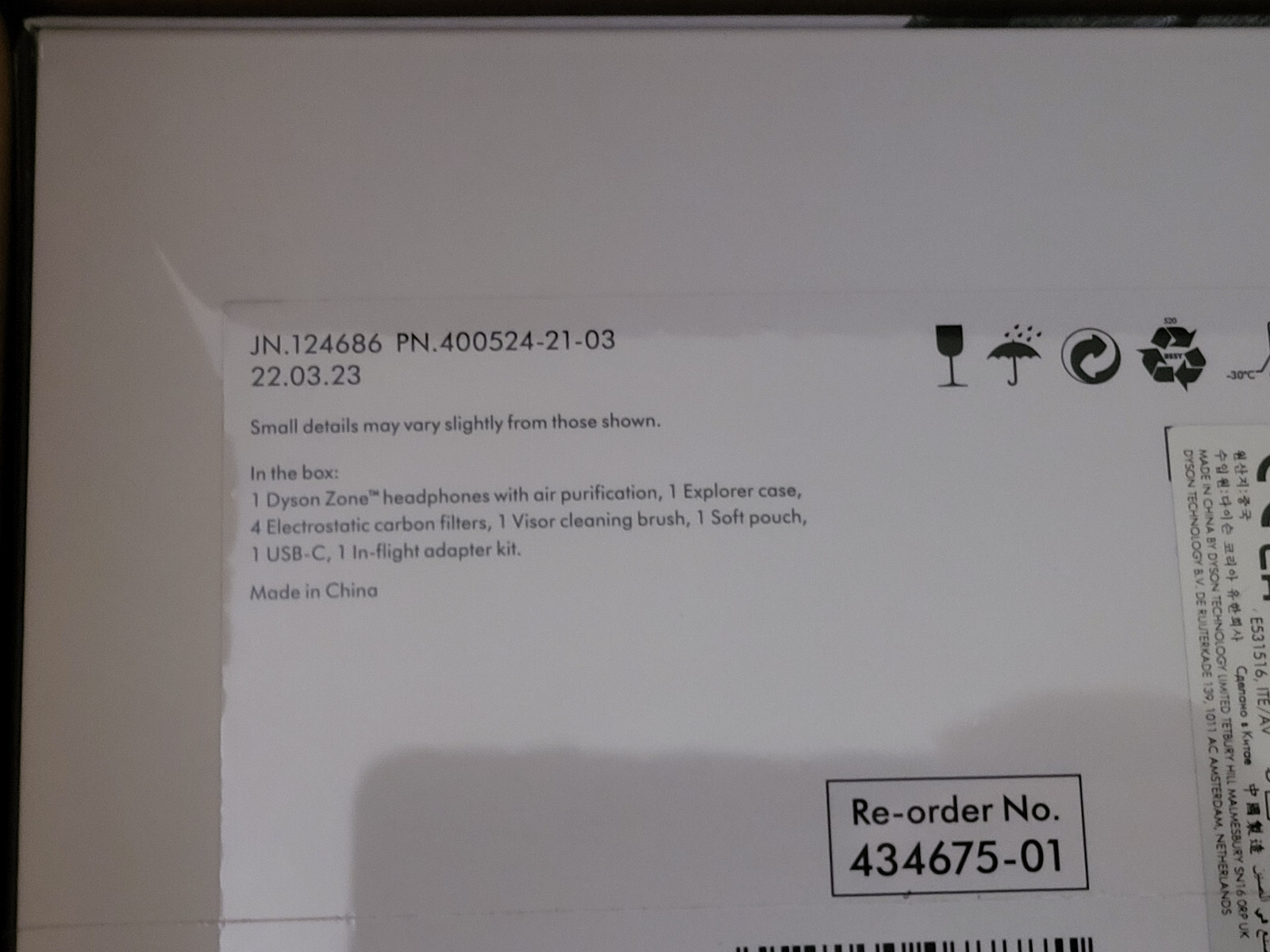 Dyson Zone Absolute+ Air Purifying Wireless Over-Ear Headphones – Brand New