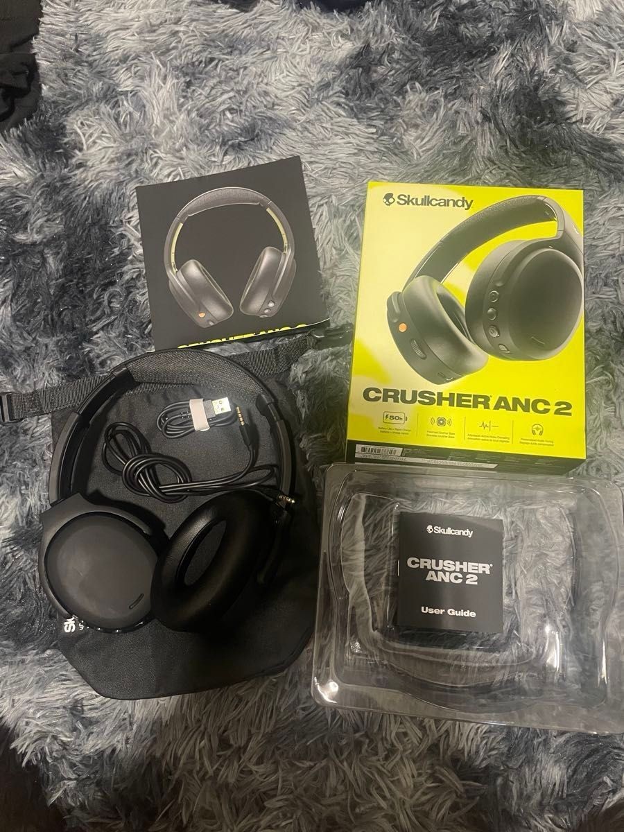 Skullcandy Crusher ANC 2 Headphones Wireless Noise Canceling Bluetooth