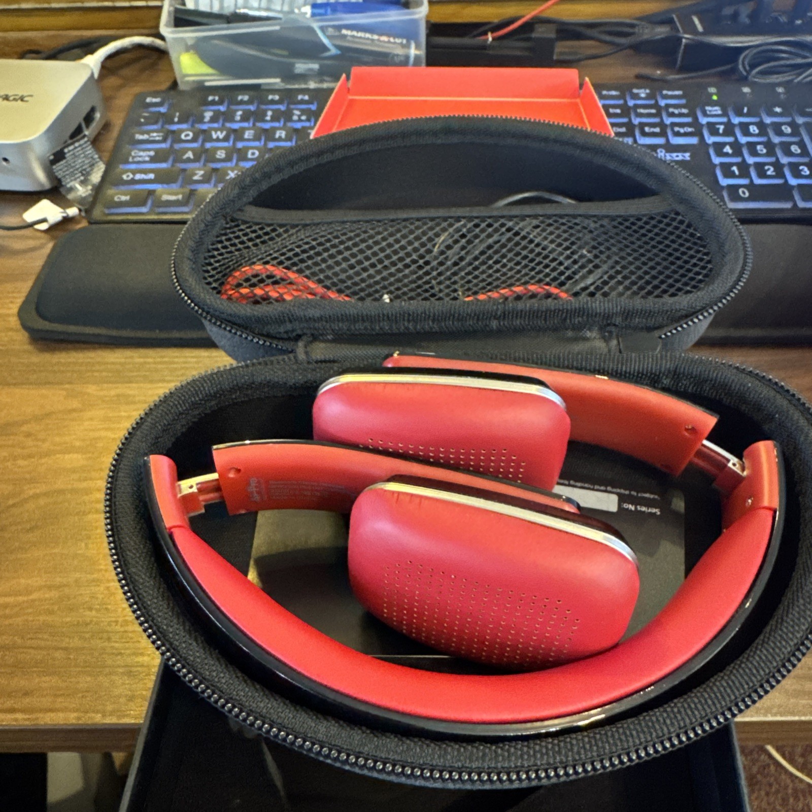 Ai Pro 200 Plus Bluetooth Stereo Headset Black/Red NEW IN BOX Lifetime Warranty