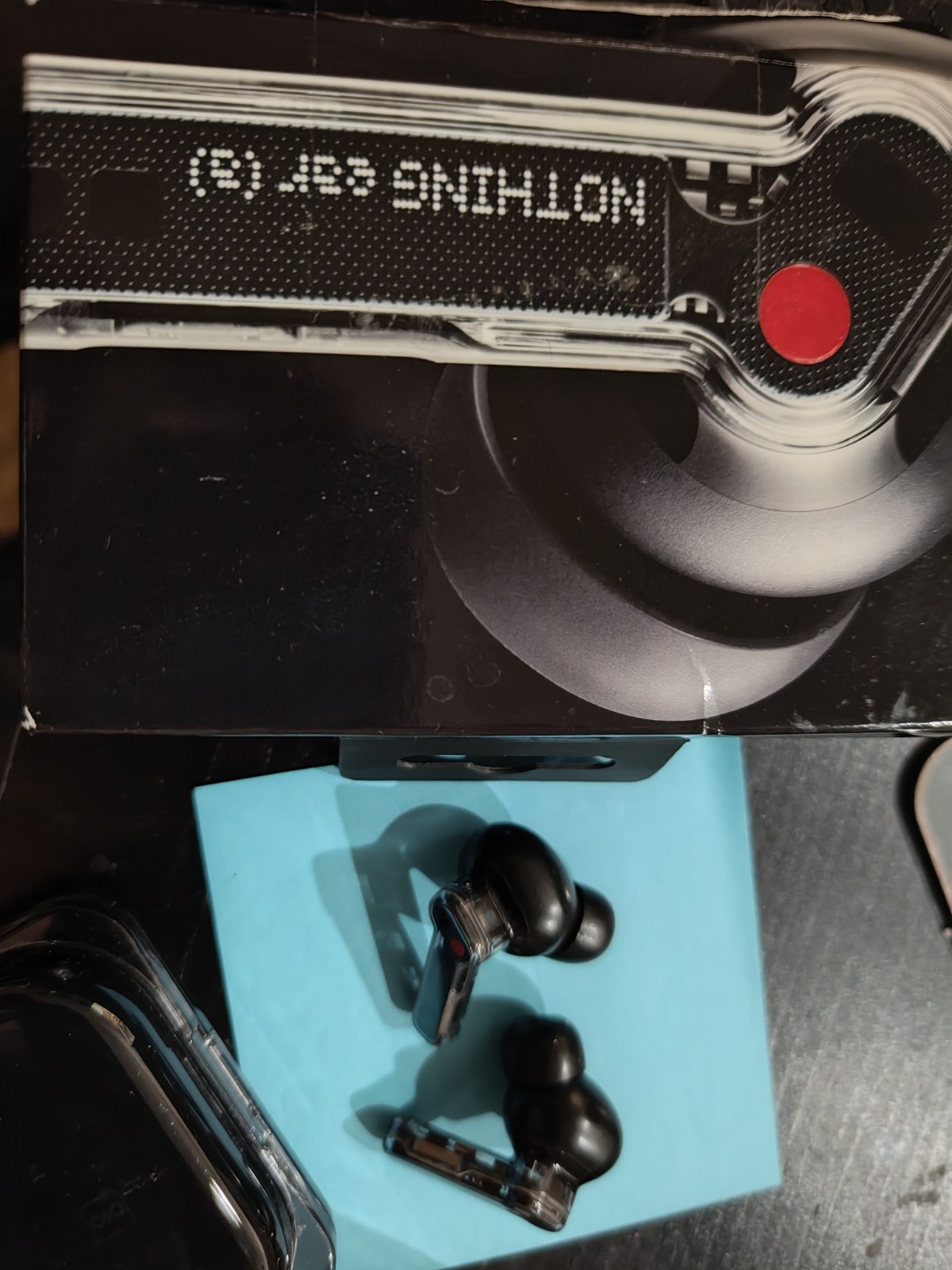 Nothing Ear (a) Wireless Earbuds with Clear Case, Black