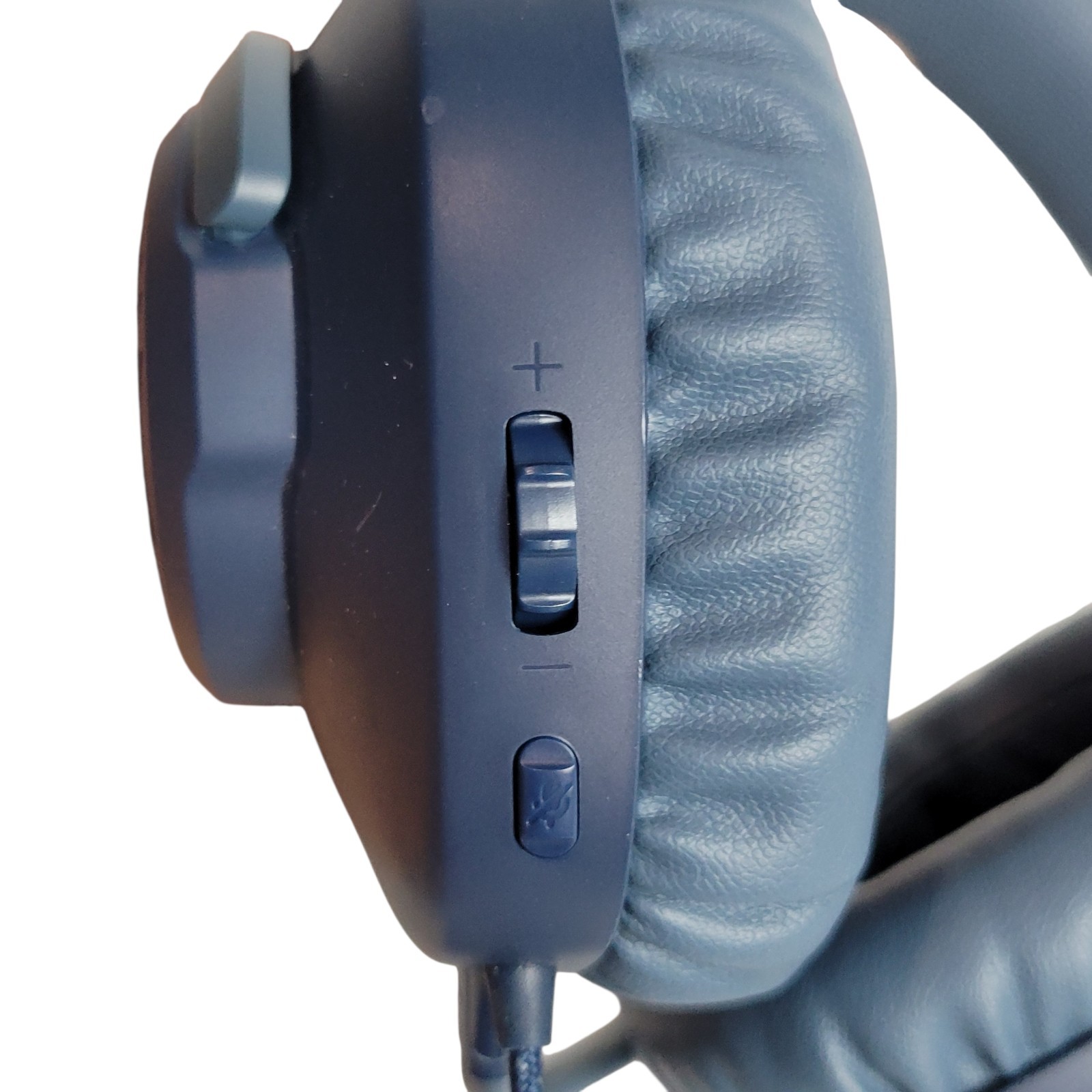 JBL Quantum 100 Over-Ear Wired Headphones with Mic Microphone – Blue