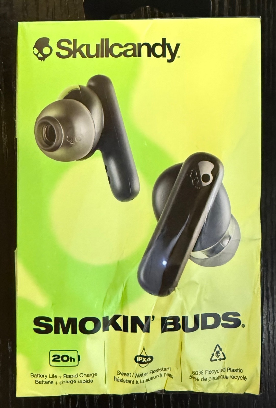 Skullcandy Smokin’ Buds XT Wireless in-Ear Earbuds True White (S2TAW-R740)