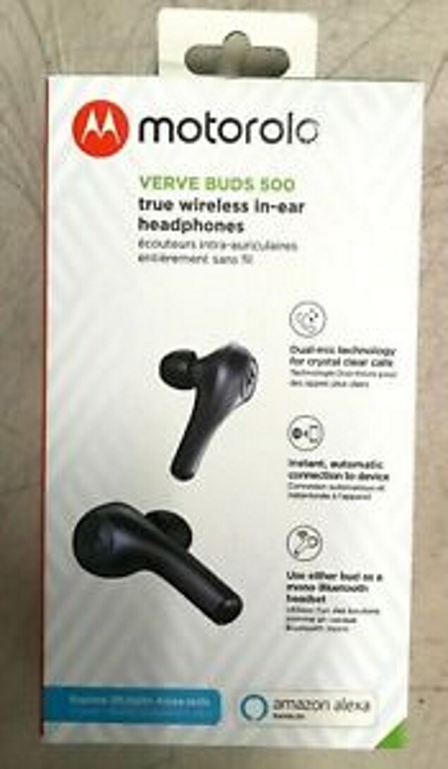Motorola Verve Buds 500 True Wireless In-Ear Headphones Amazon Alexa Pick Color