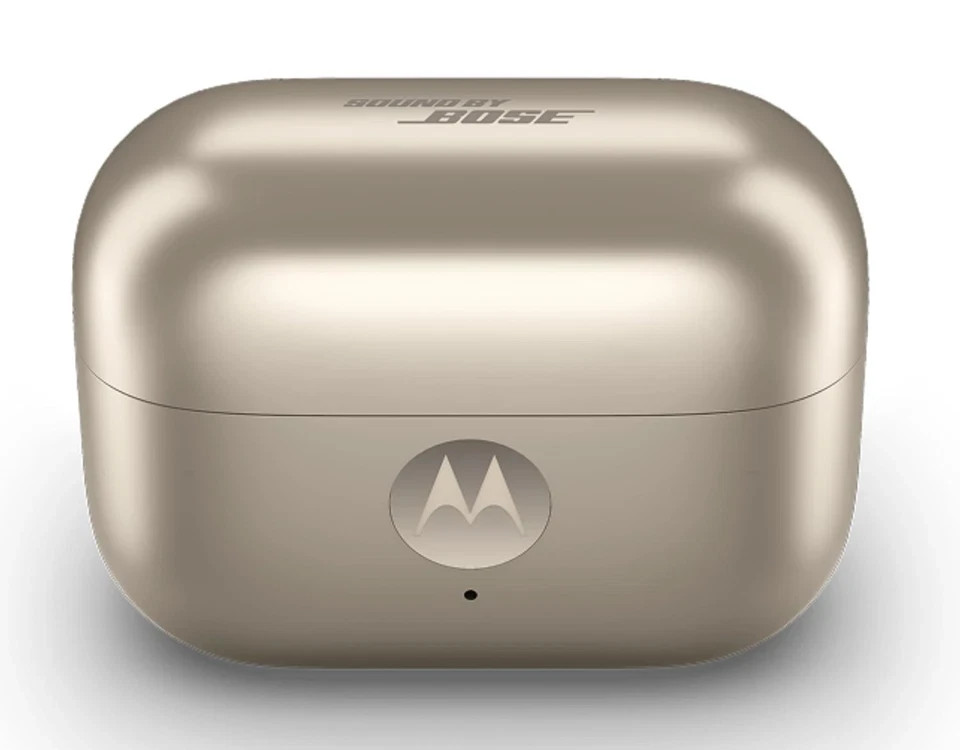 Motorola Moto Buds Loop with Sound by Bose True Wireless Earphones – French Oak
