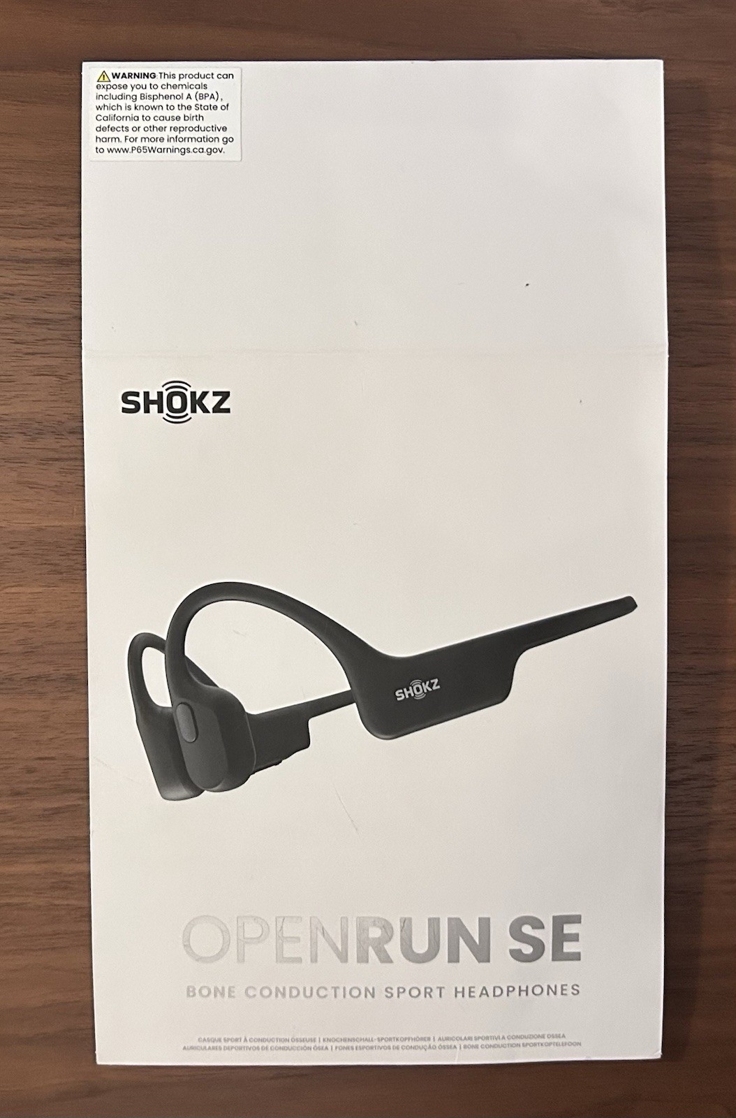 Comet Gray Shokz OpenRun SE Bone Conduction Wireless Bluetooth Headphones S803