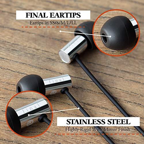 Final E3000 Canal Type Earphones Mic Controller Fie3Dssc Inear Headphones