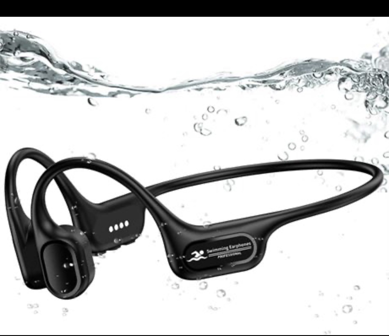 Hostena Bone Conduction Headphones with Mic, Open-Ear Headphones with Noise