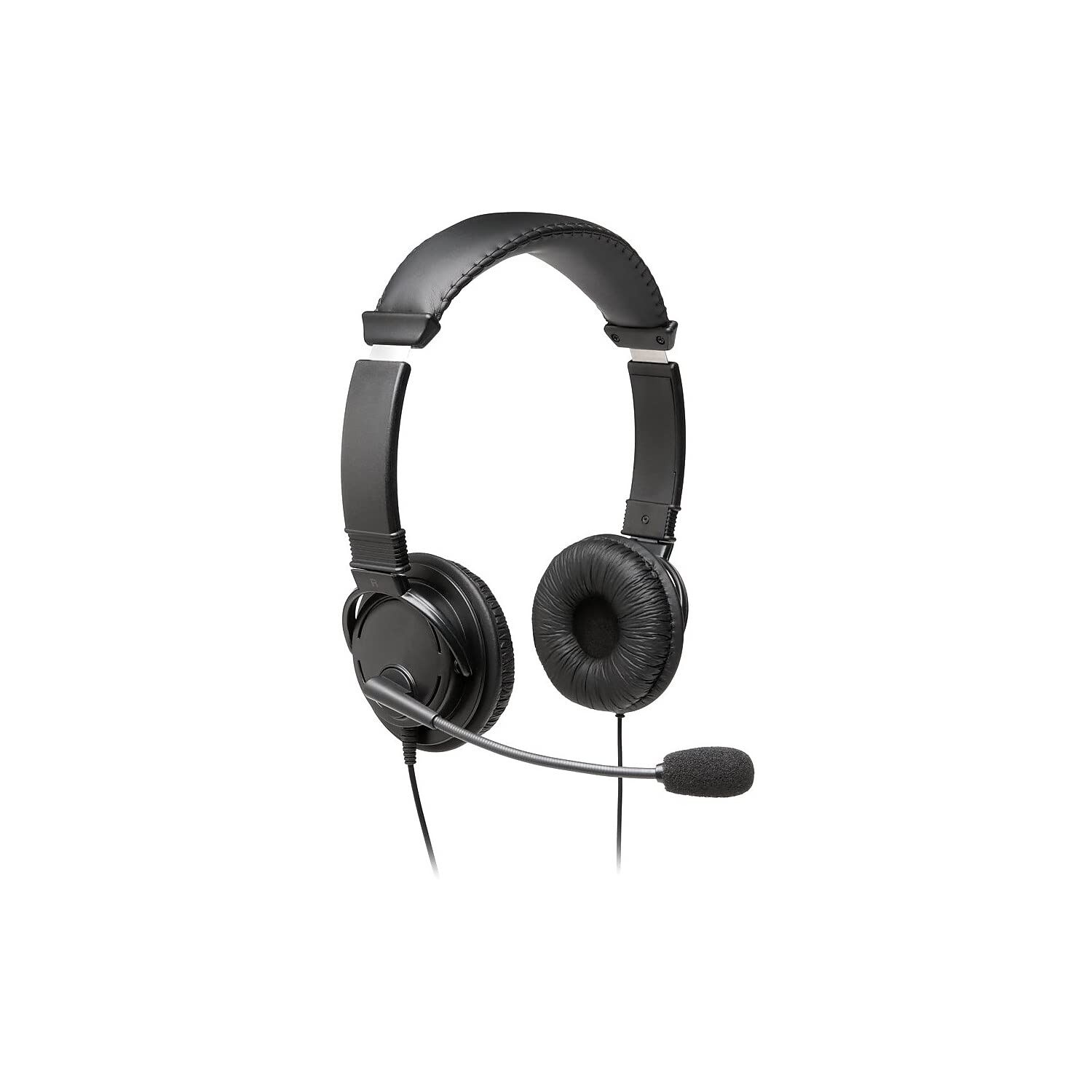 Kensington Hi-Fi Headphones with Microphone 3.5 mm / 6 ft cord, Black