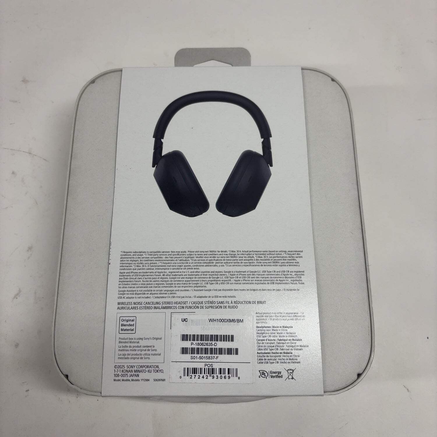 New Sony WH-1000XM6 Adaptive Hybrid Active Noise Cancellation Black YY2984