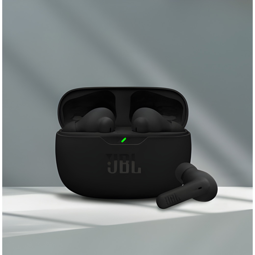 JBL WAVE BEAM 2 True Wireless Bluetooth Earbuds ANC IP54 w/ 40H Case Black