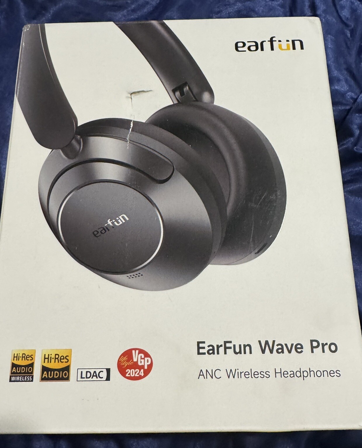 EarFun Wave Pro Active Noise Canceling Headphones ANC Wireless Bluetooth Hi-Res