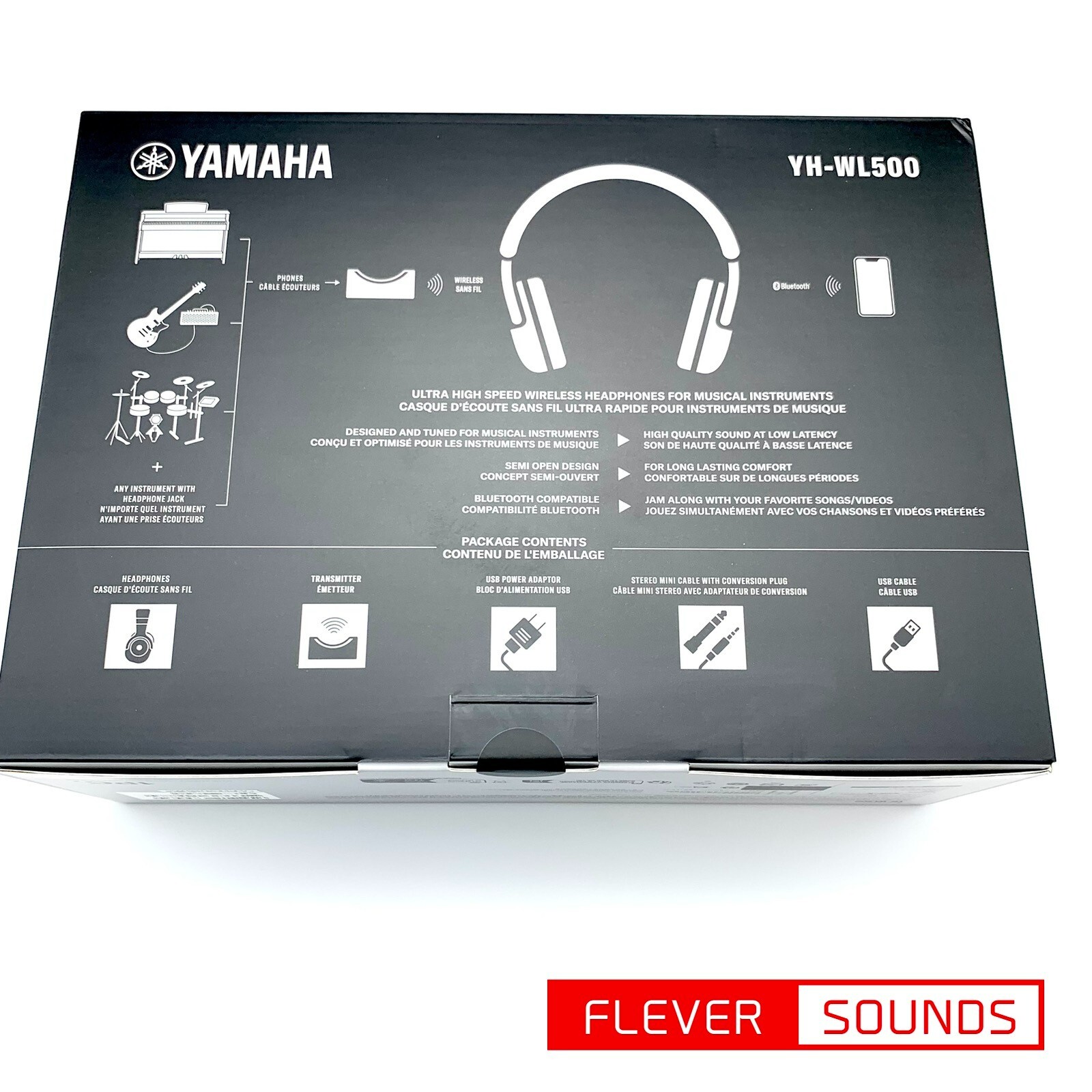 Yamaha YH-WL500 Wireless Headphone Semi-Open Back for Playing Musical Instrument