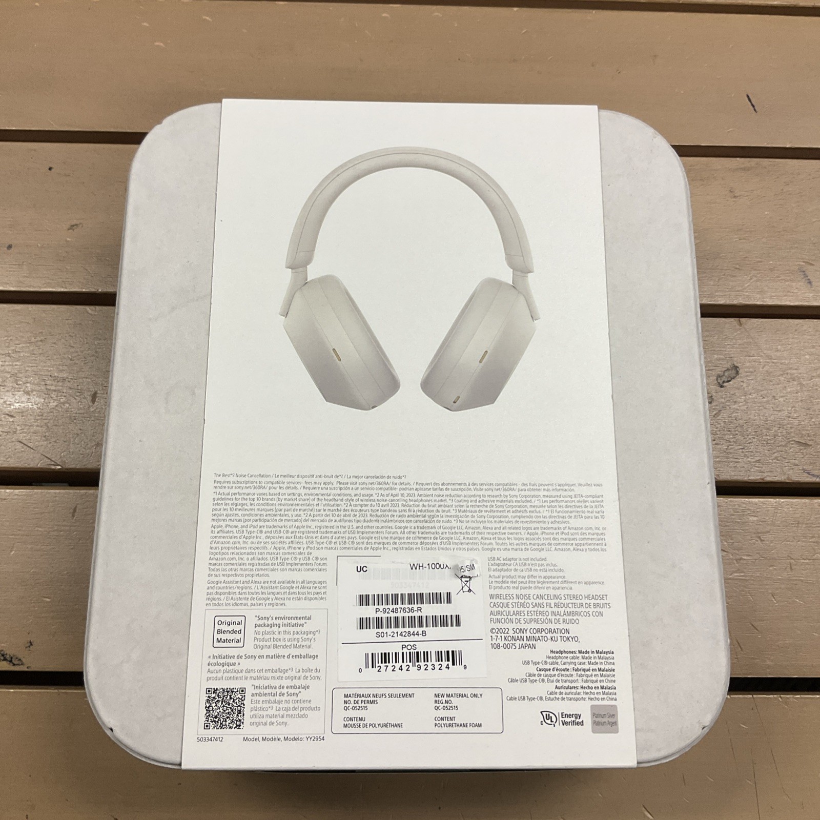 Sony WH-1000XM5 (Silver) Noise Cancelling Headphones – Brand New (Sealed)