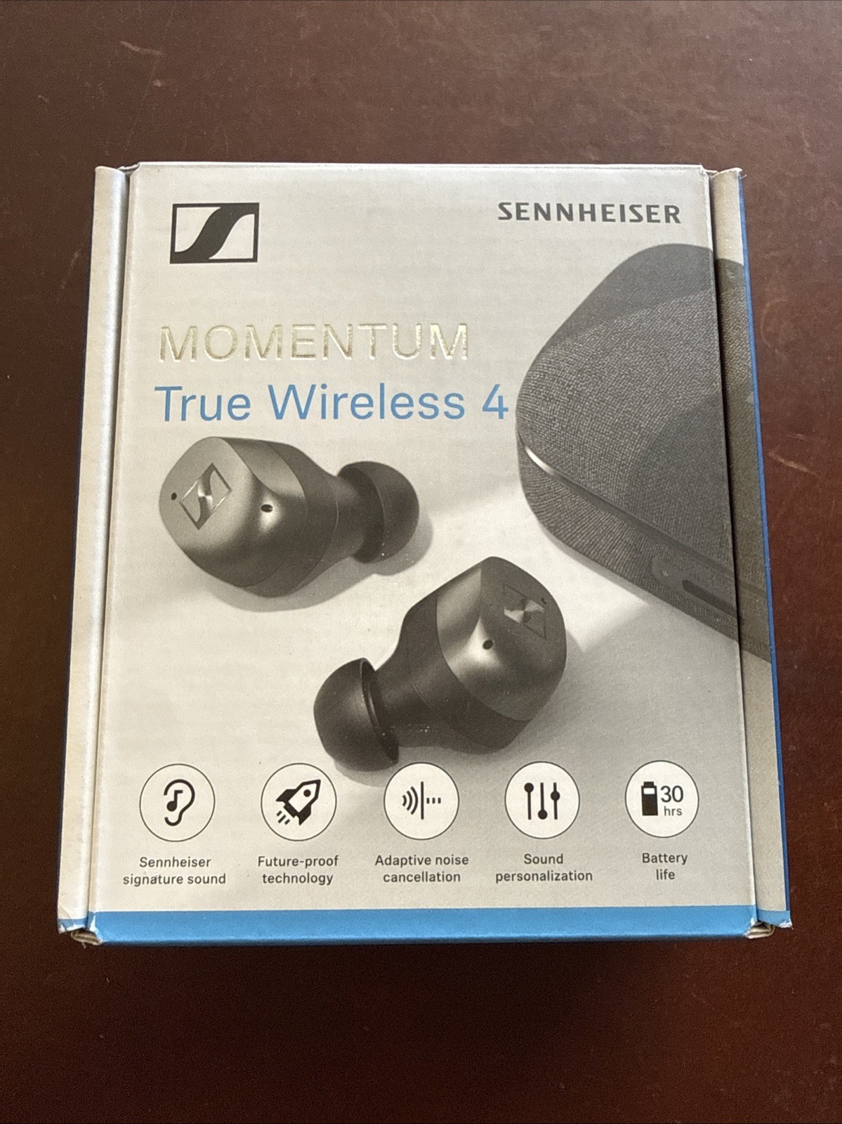 New SENNHEISER Momentum True Wireless Bluetooth Smart Earbuds – Black Graphite