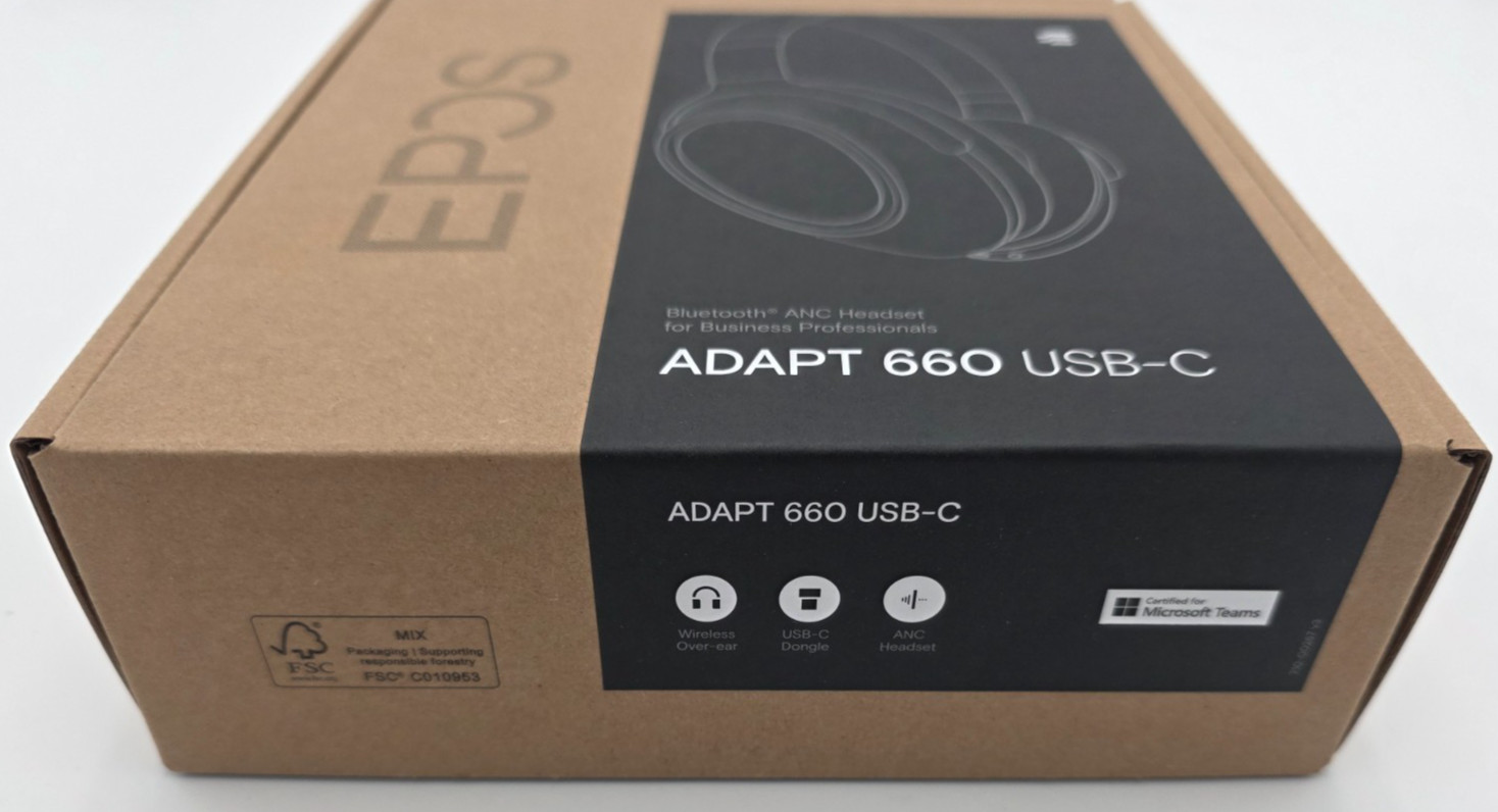 EPOS Adapt 660 ANC Wireless Headset Teams UC NEW w/ USB Dongle Sennheiser