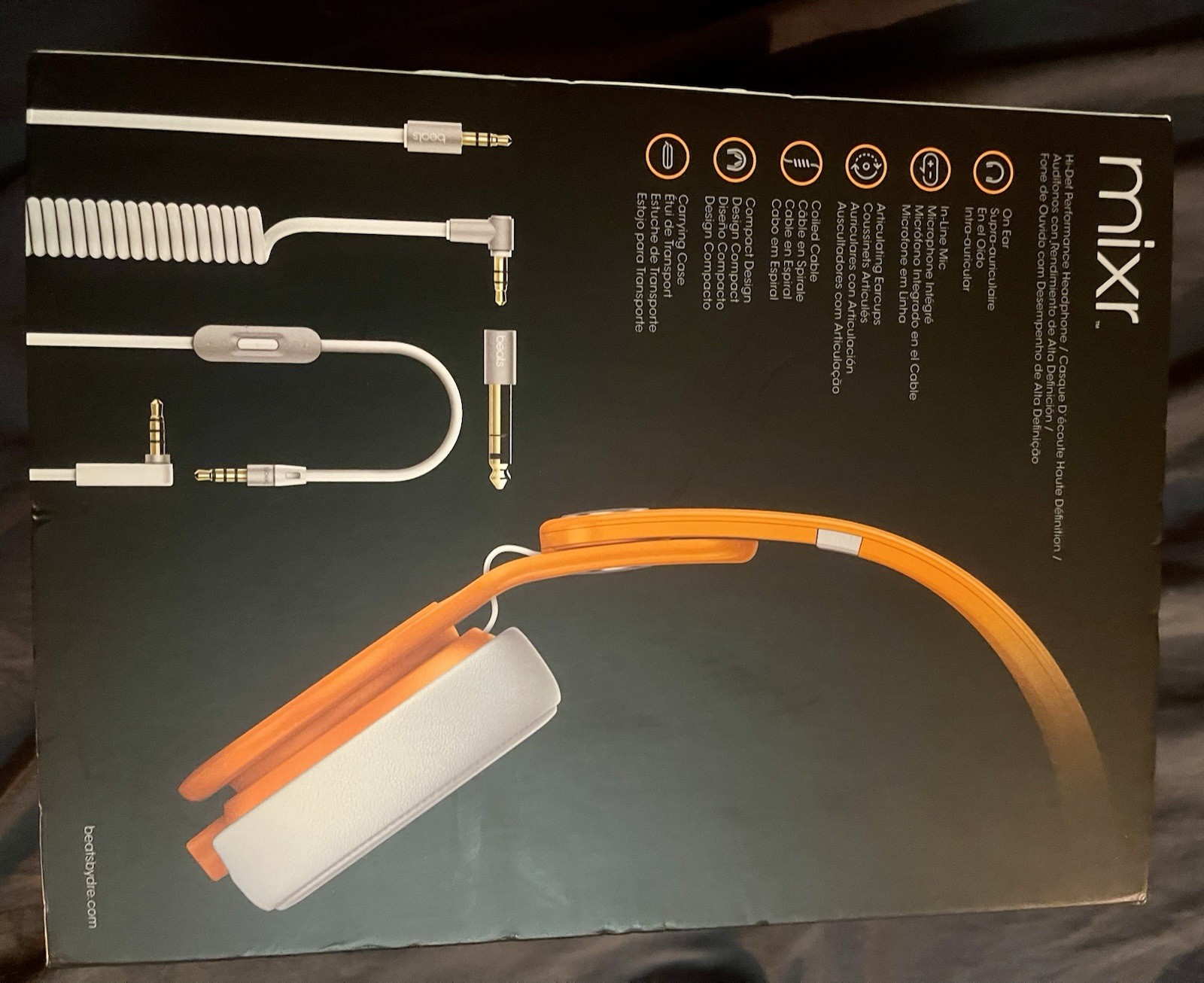 Beats Mixr Mixer Wired Headphones Neon 🍊 Limited Edition