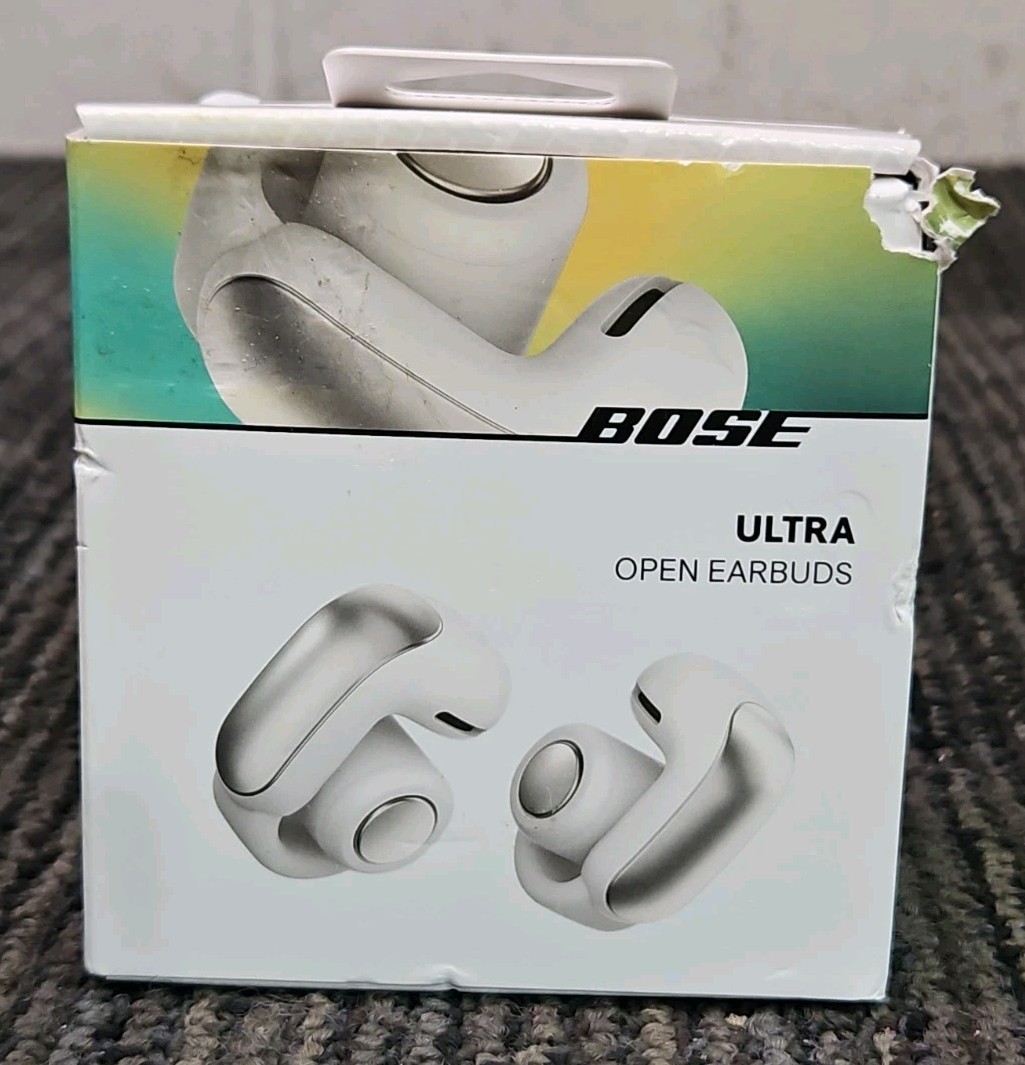 Bose 438926 Ultra Open Earbuds – White Smoke