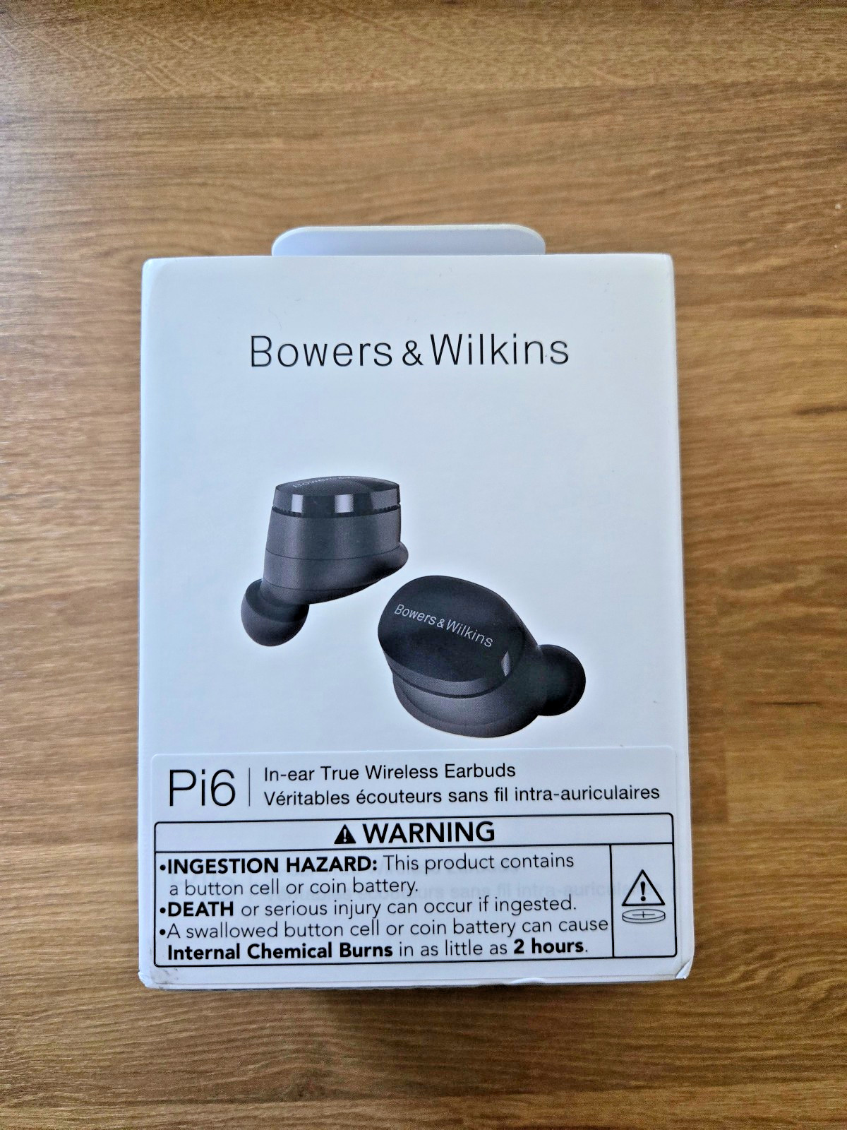 Bowers & Wilkins Pi6 ANC Wireless Earbuds – Storm Grey – Brand New Sealed
