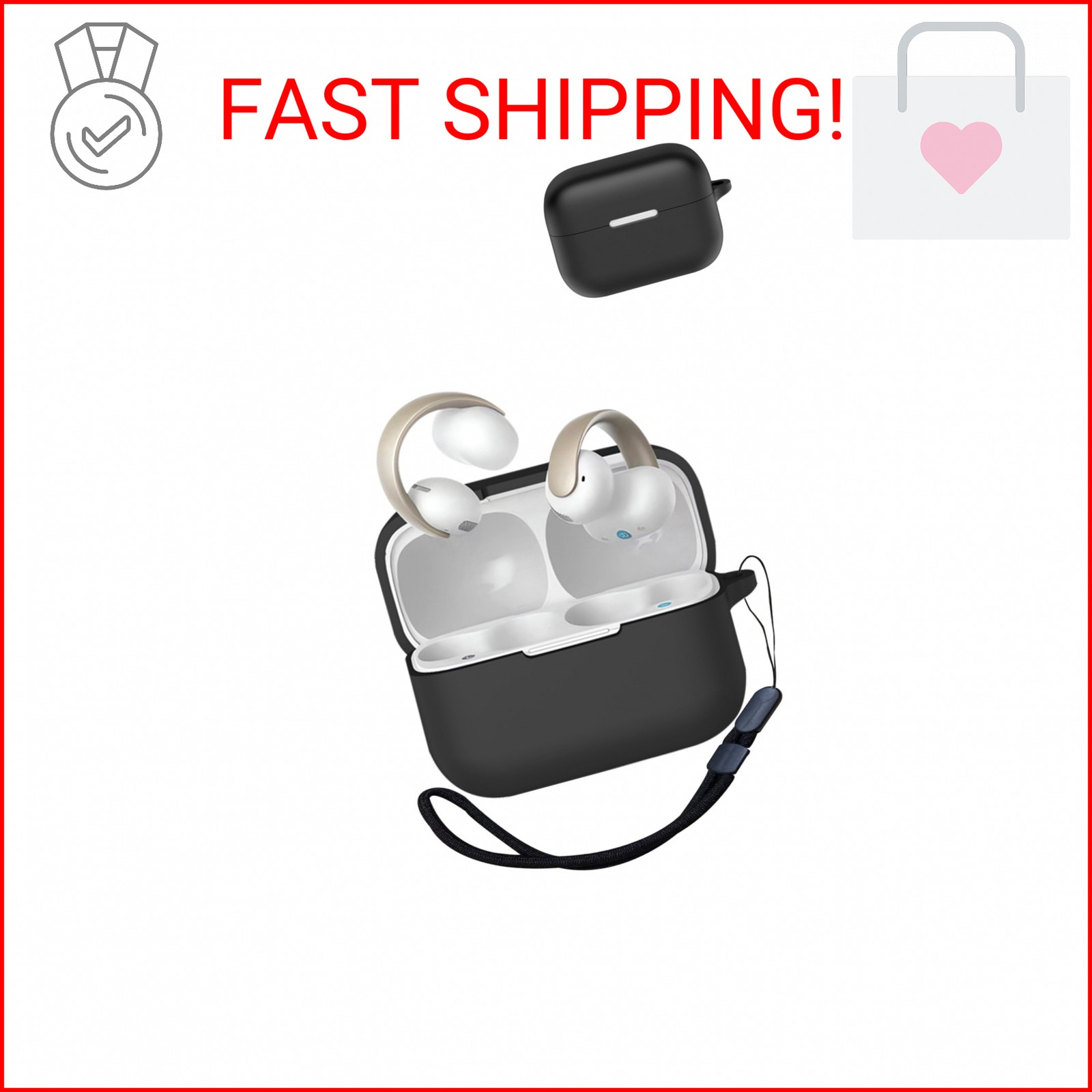 Compatible with Anker Soundcore AeroClip Active Noise Cancelling Earbuds,Premium