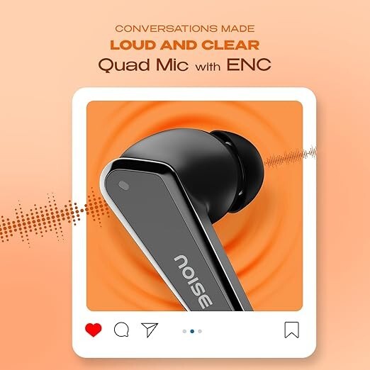 Noise Buds N1 in-Ear True Wireless Earbuds with Chrome Finish | 40H of Playtime