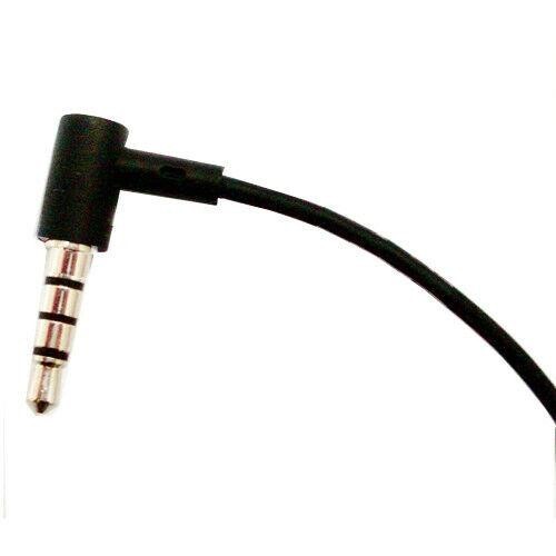 BlackBerry Earbuds WS-510 HDW-61938-001 Black Wired 3.5mm Right Angle Jack NEW
