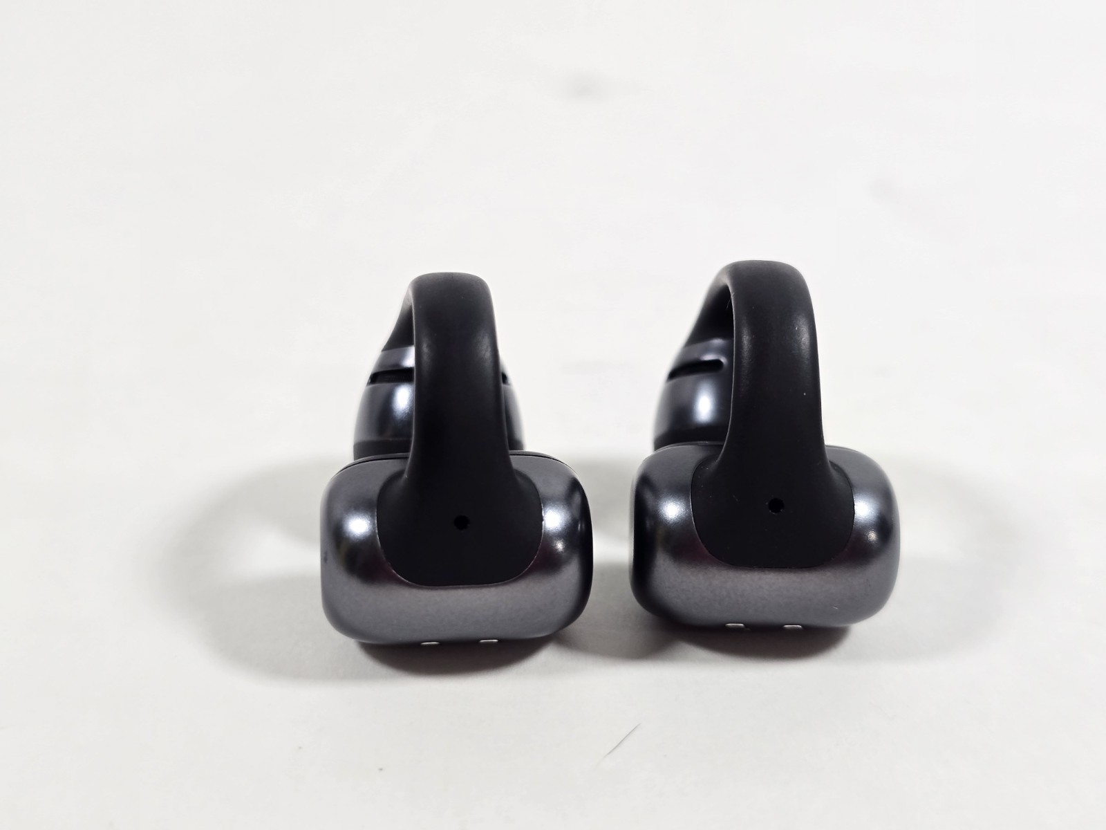 Shokz OpenDots ONE Open-Ear Wireless Bluetooth Earbuds Black No Case