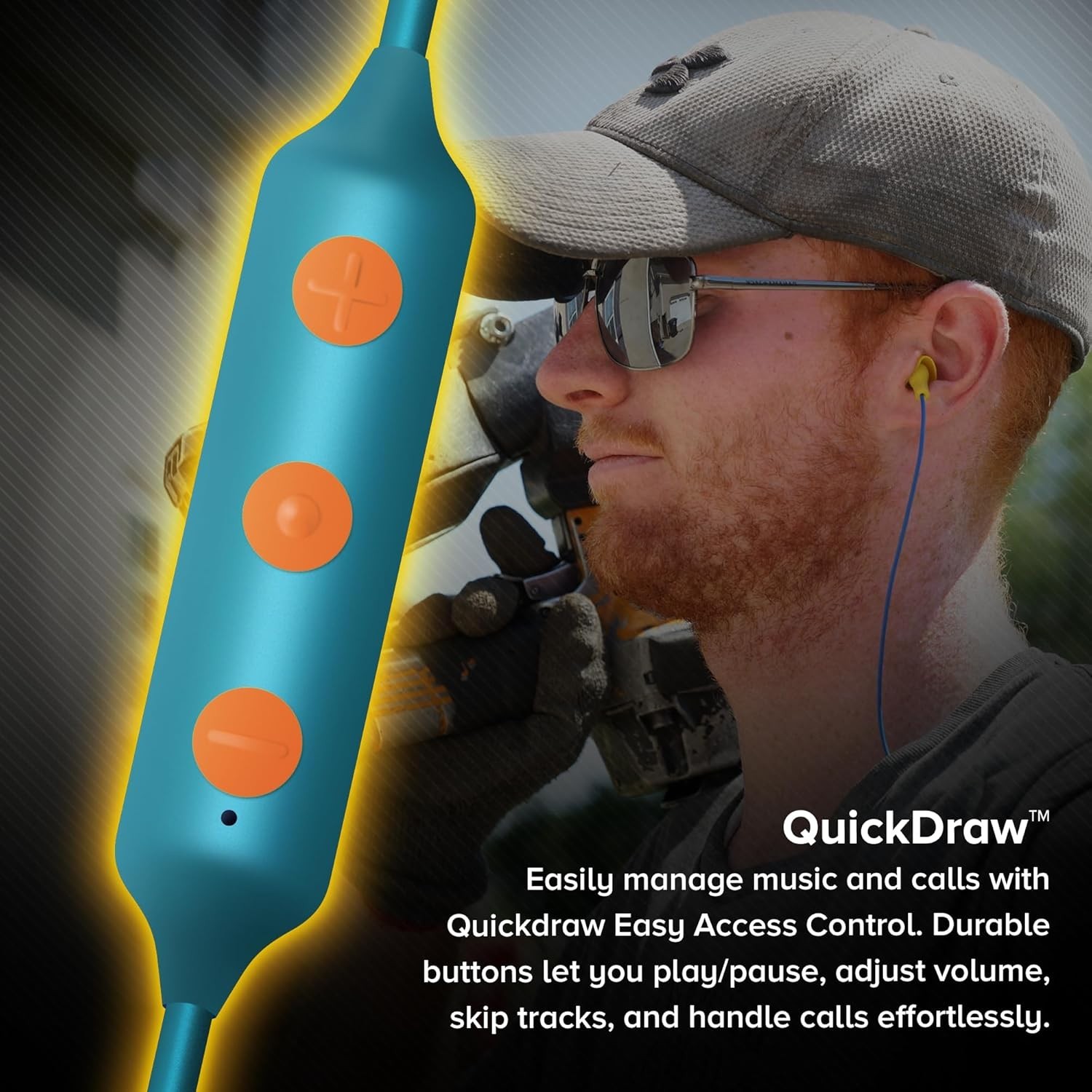 Wireless Earplug Headphones – Hearing Protection & Music with Touch Controls