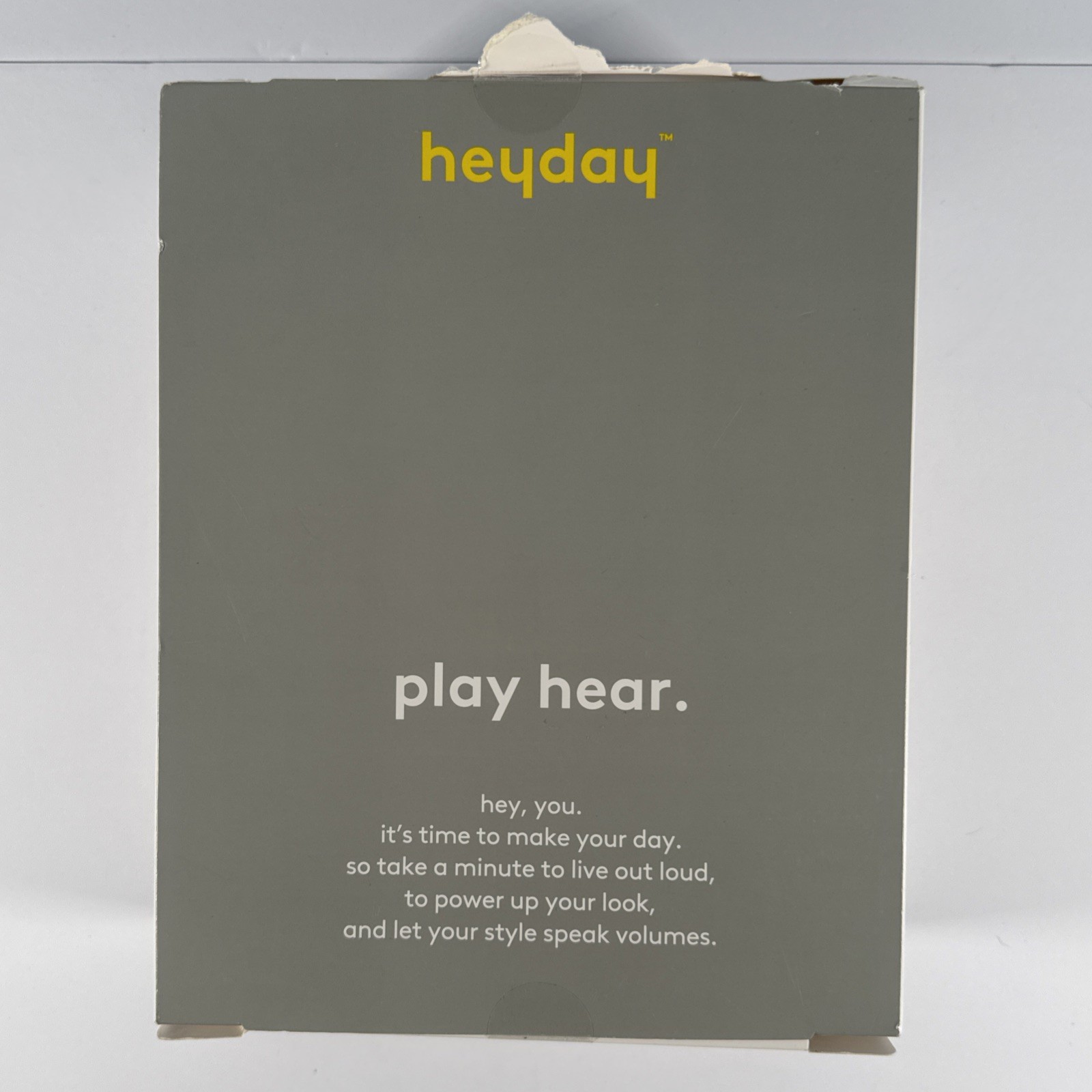 Heyday Wireless On-Ear Headphones with Microphone – Brown Checkered – New