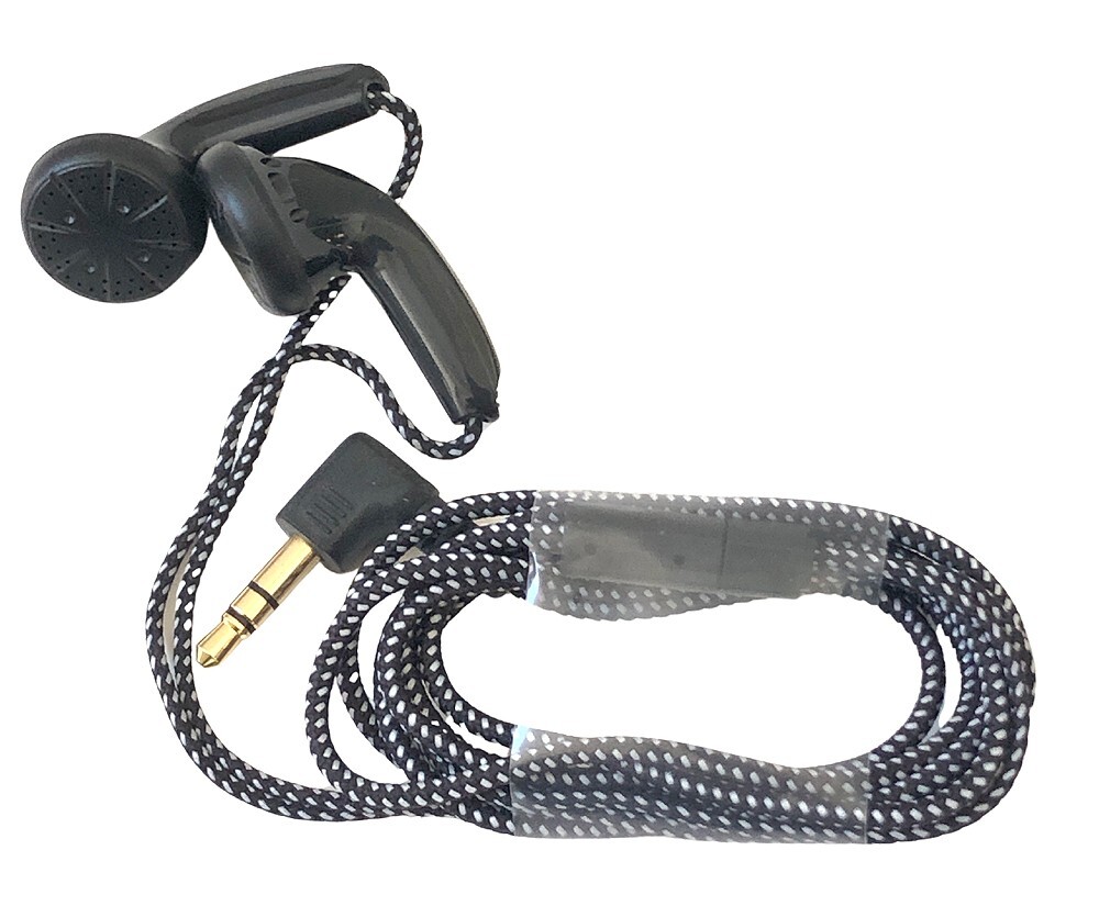 New Tangle-Free Stereo Headphones W/ 3.5mm Plugs – Pack of 5